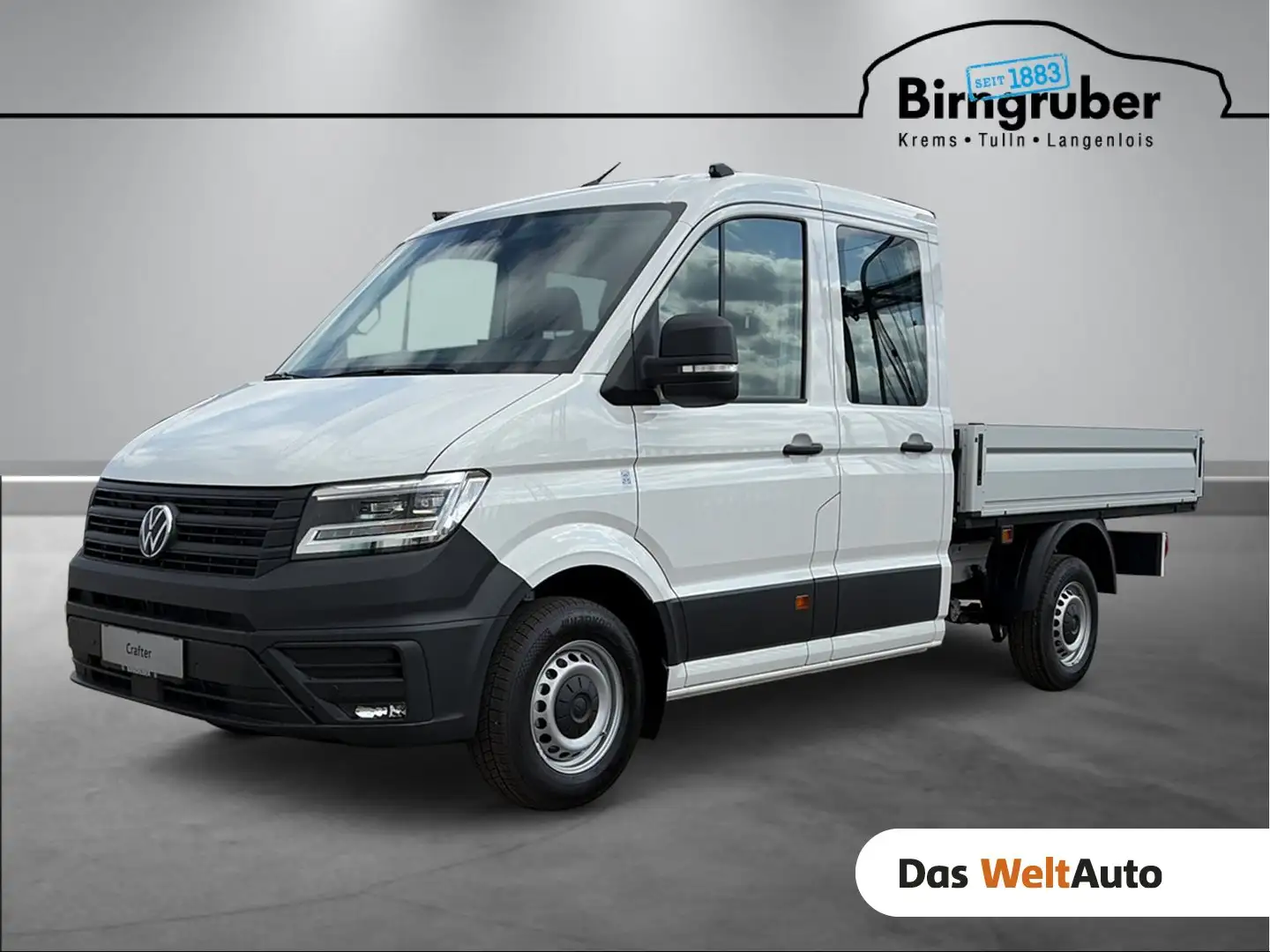 Volkswagen Crafter VW Crafter 35 T6 Doka-Pritsche L3 TDI Weiß - 1