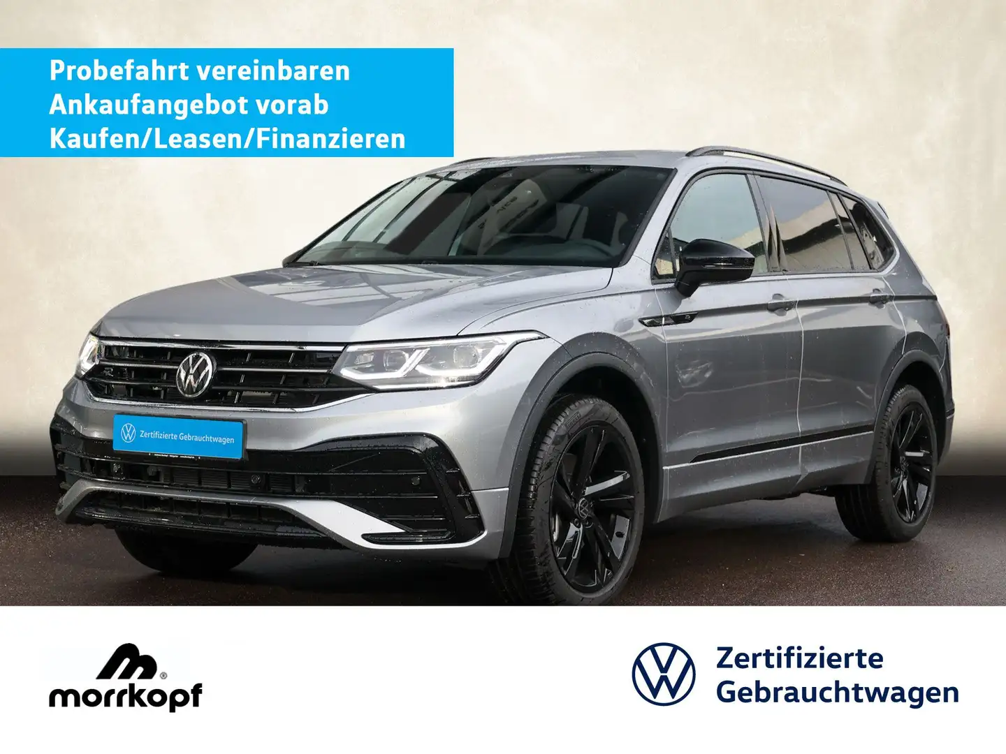 Volkswagen Tiguan Allspace 2.0TSI R-LINE +AHK+7 SITZE Navi Plateado - 1