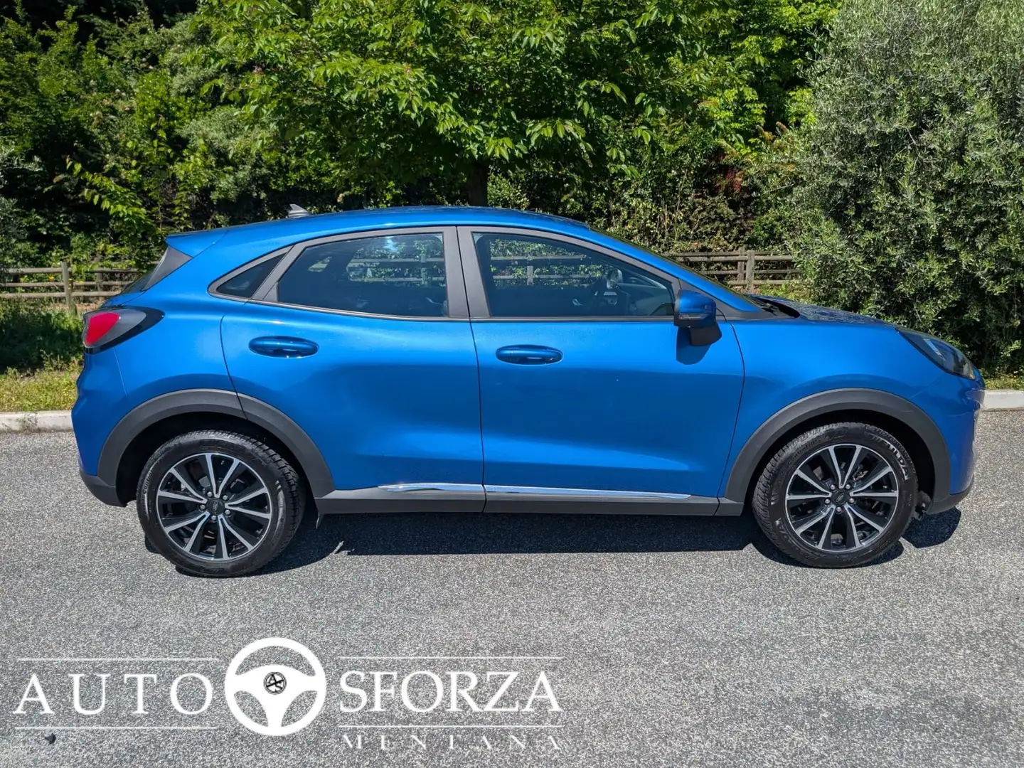 Ford Puma 1.0 EcoBoost Titanium Hybrid Tagliandata 125Cv E6d Blu/Azzurro - 2