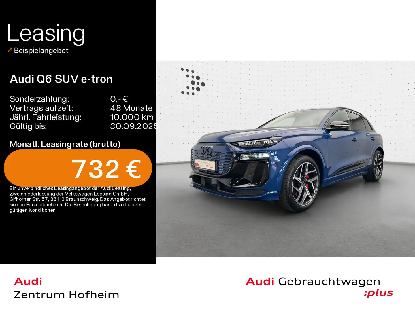 Audi Q6 S line*Air*Pano*B&O*HUD*Matrix*Vir Blau - 1