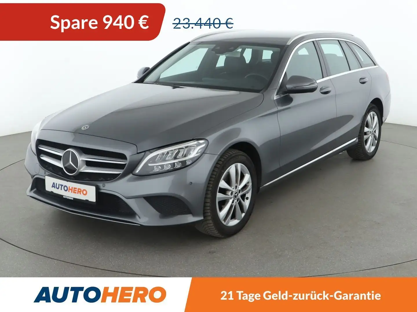 Mercedes-Benz C 220 d T 4Matic Avantgarde Aut.*NAVI*CAM*LED*SHZ*ACC* Grau - 1