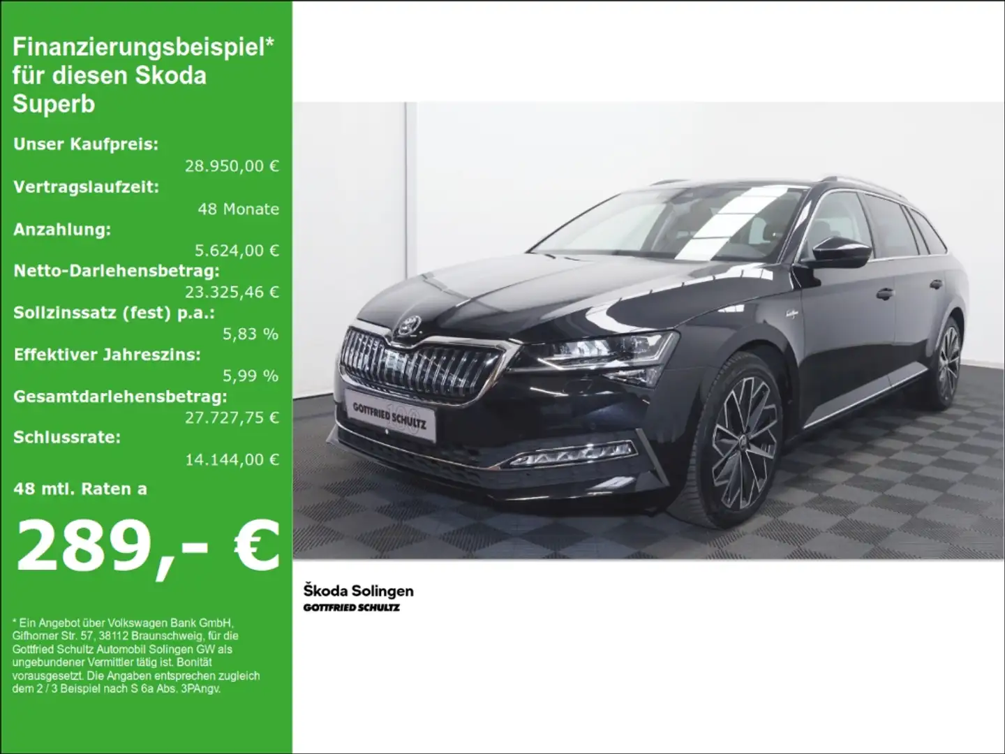 Skoda Superb Combi 1.4 TSI iV L&K AHK   MatrixLED   Standheizun Noir - 1