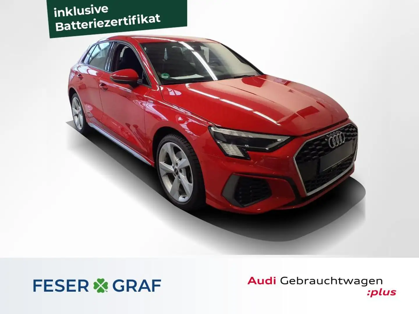 Audi A3 S line 40 TFSI e Matrix B&O ACC RFK Navi Rot - 1