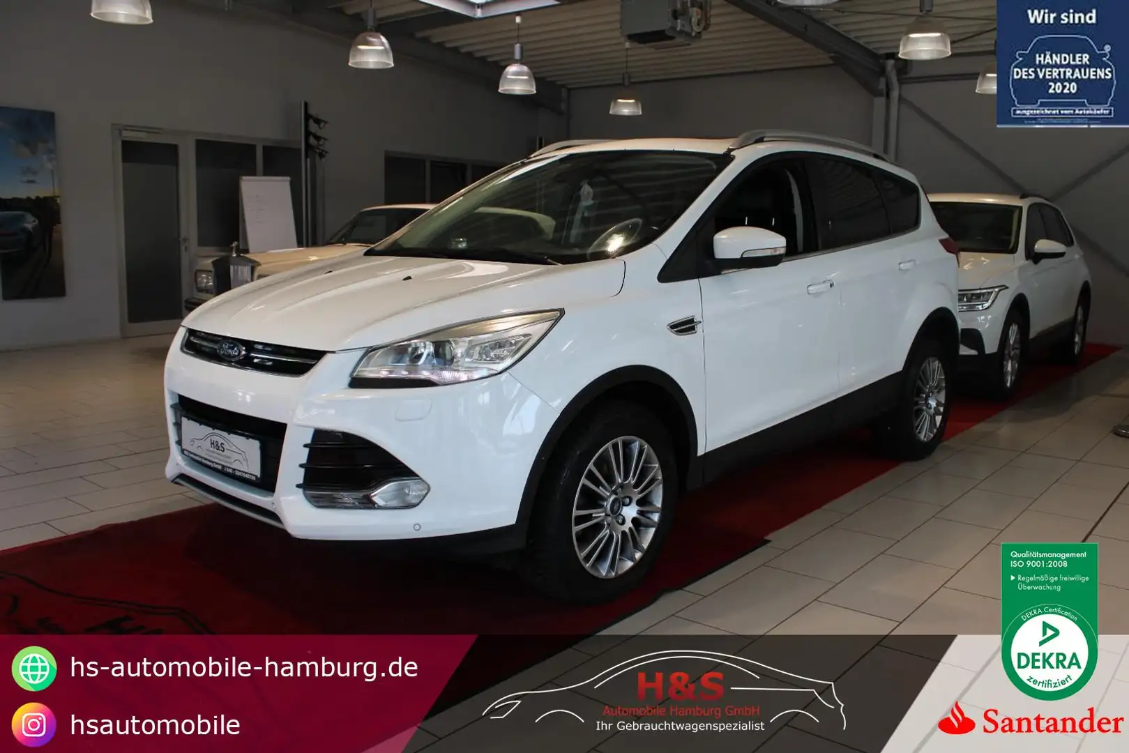 Ford Kuga Titanium *NAVI/PANO/AHK* White - 1