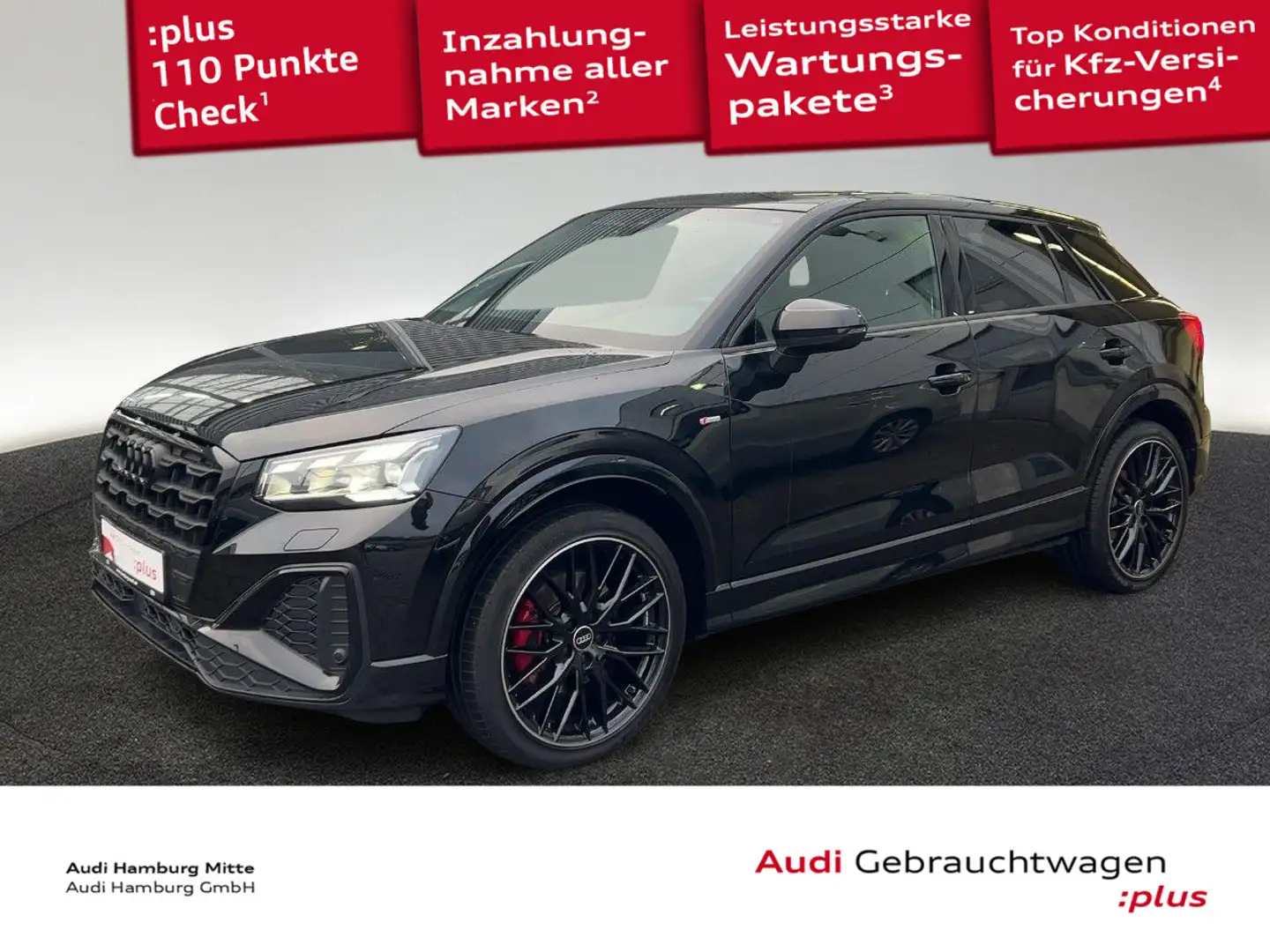 Audi Q2 35 TFSI S line 6-Gang Pano Matrix Kamera Sitz Schwarz - 1