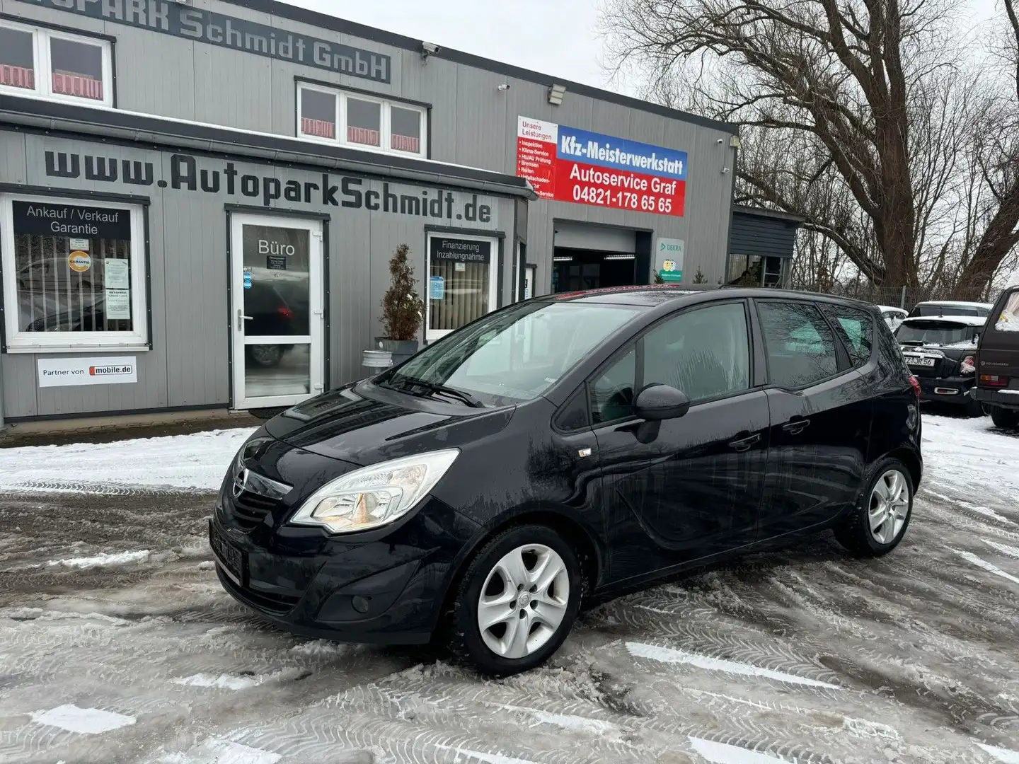 Opel Meriva B KLIMA°MFLR°TEMPOM°ALLWETTER Schwarz - 1