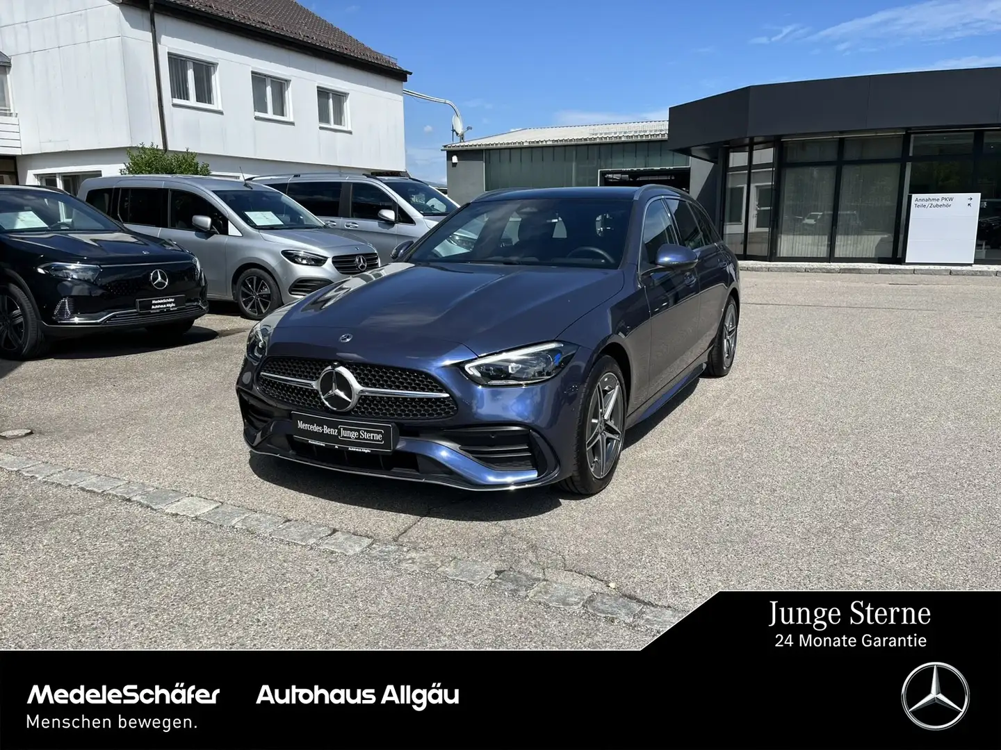 Mercedes-Benz C 300 C 300 T e AMG Pano D-Light Vorr.-Distronic LED Tel Blau - 1