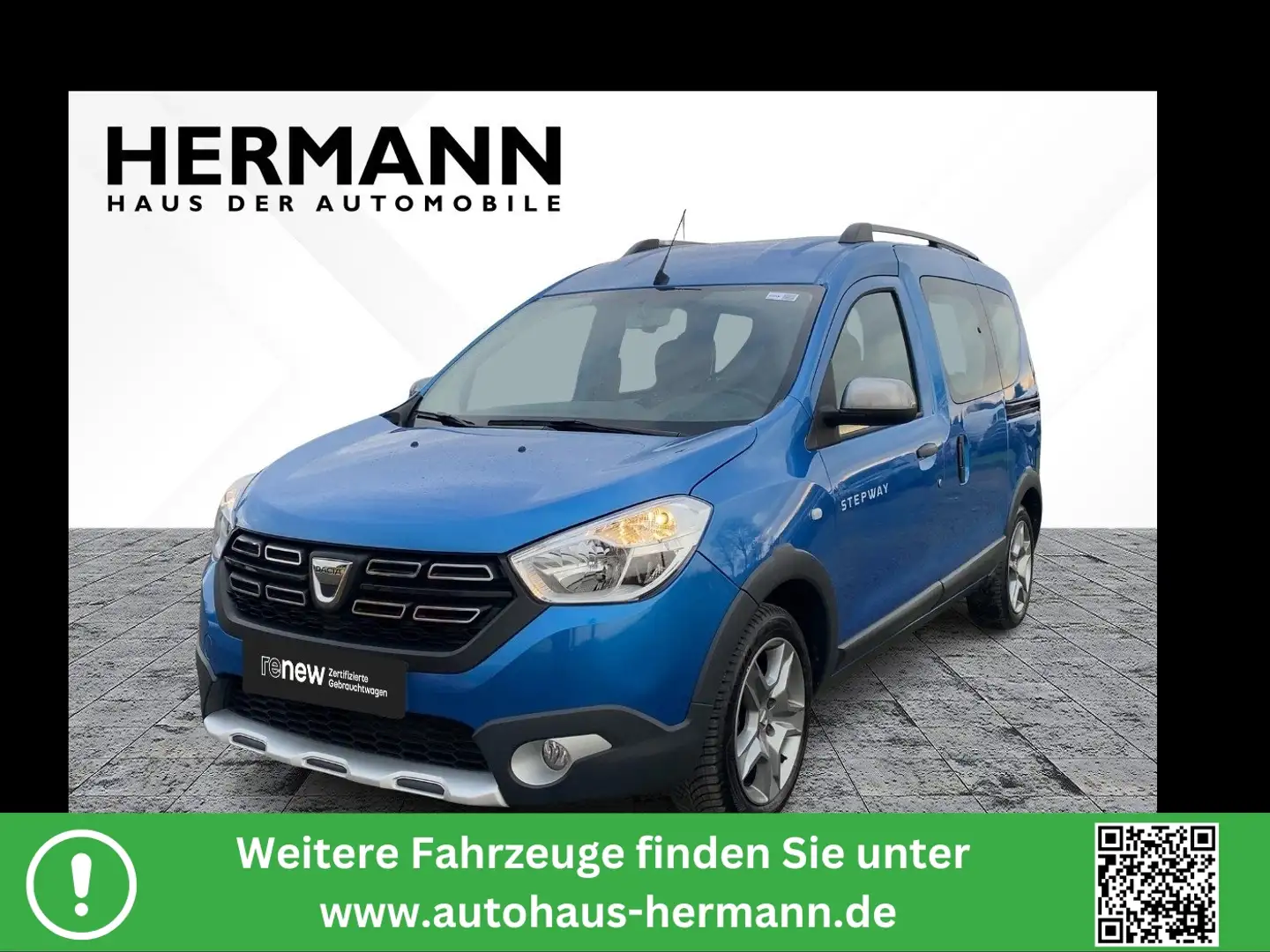 Dacia Dokker 1.3 TCe 130 GPF Stepway Plus CAM*LED*NAVI Blau - 1