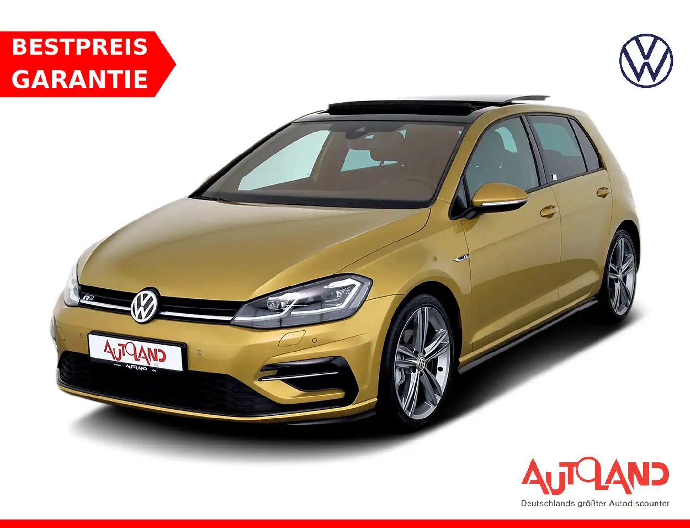 Volkswagen Golf VII 1.5 TSI R-Line DSG LED Panorama Navi Gold - 1