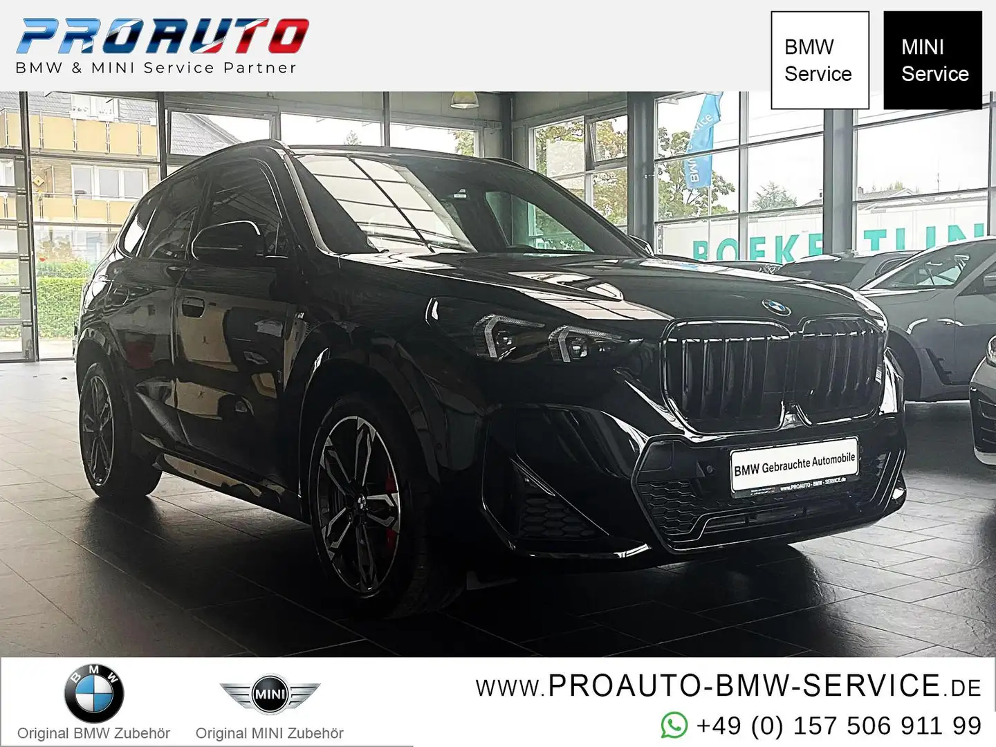 BMW X1 18i sDr M Sport Pro AHK/Pano/Komf.Z/360°/HUD/19" Schwarz - 1