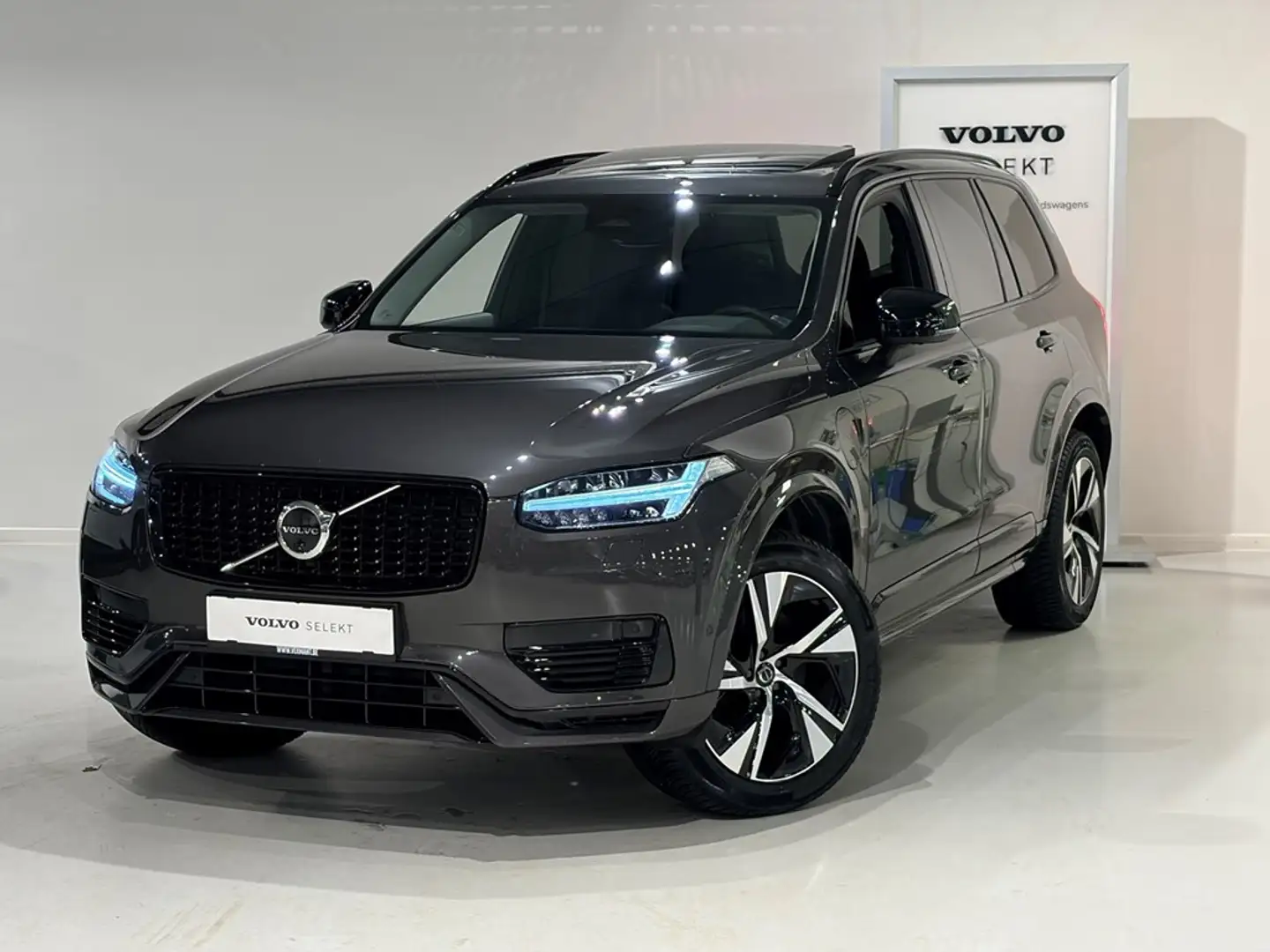 Volvo XC90 T8 Recharge Dark Plus + electr trekhaak/zetelventi Gri - 1