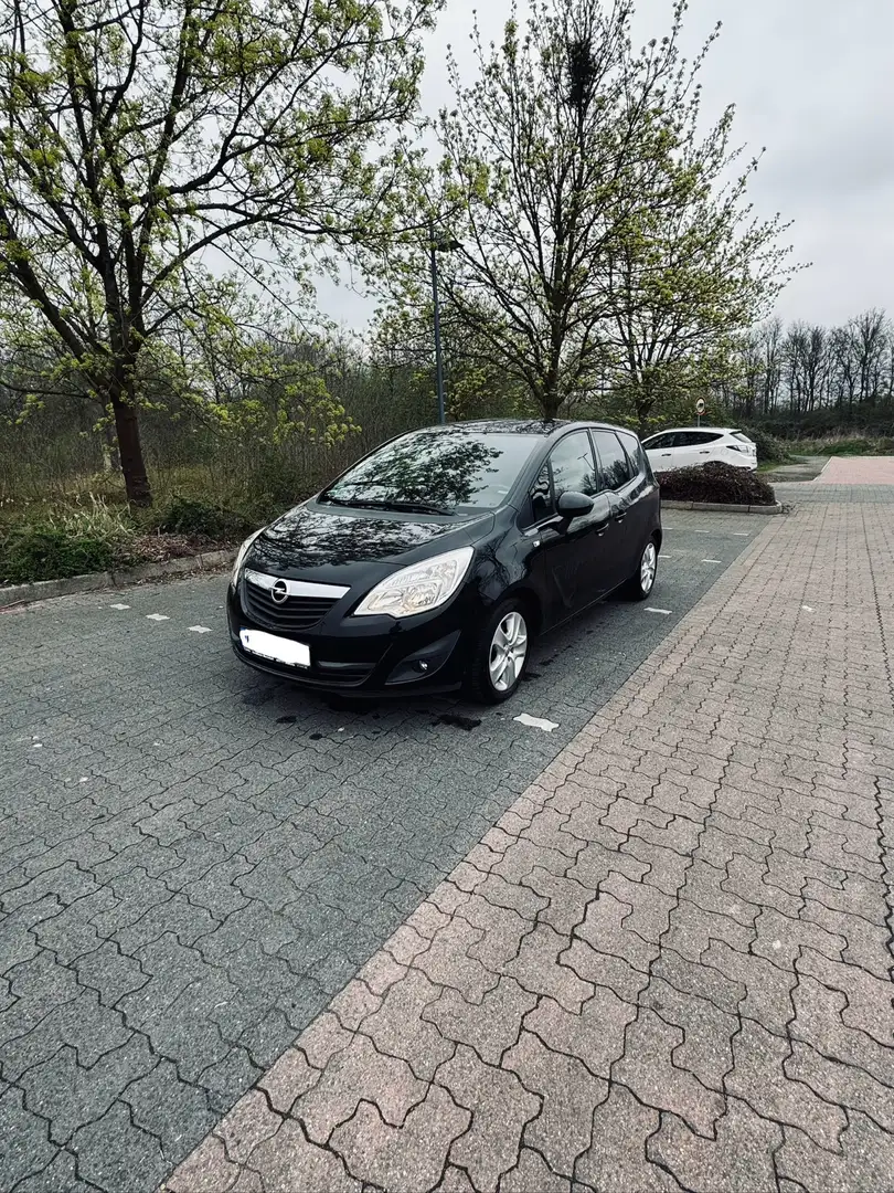 Opel Meriva 1.4 Edition || Scheckheft gepflegt || TÜV bis 08/ Schwarz - 1