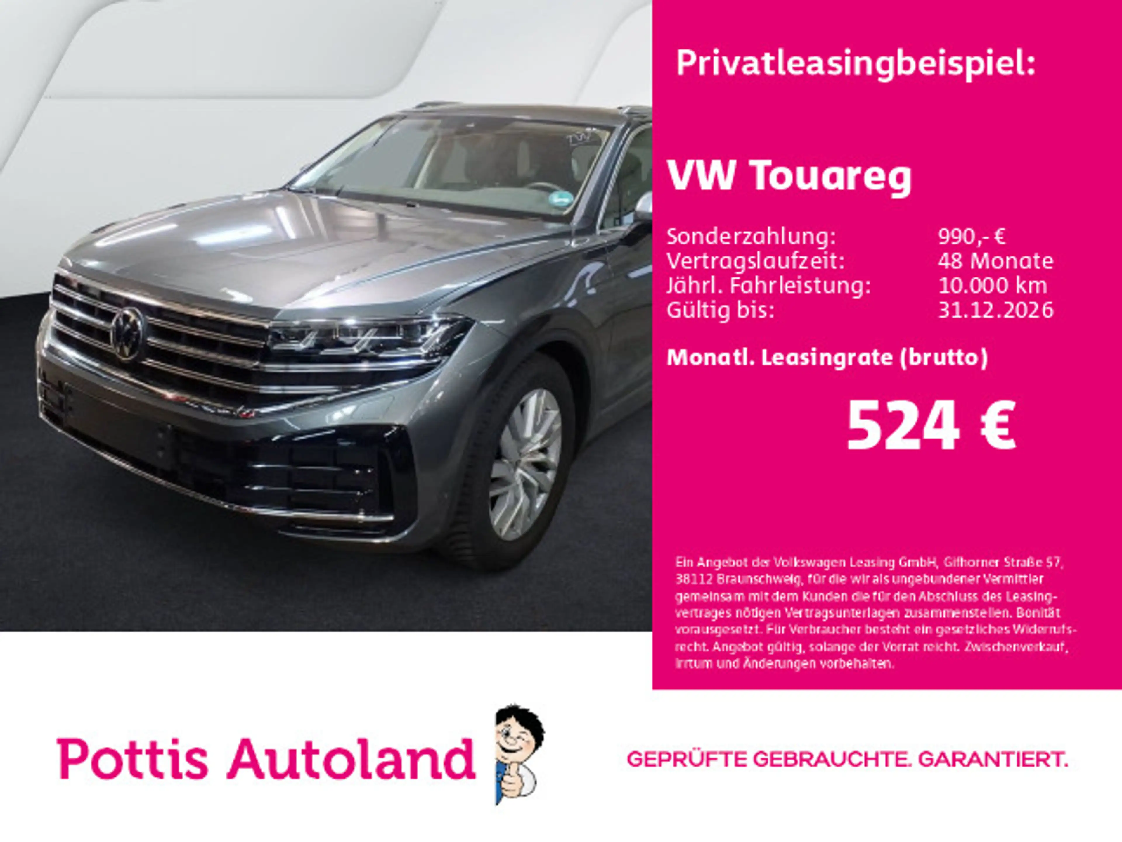 Volkswagen Touareg 3.0 TDI DSG 4M ELEGANCE NAVI AHK LUFT LE