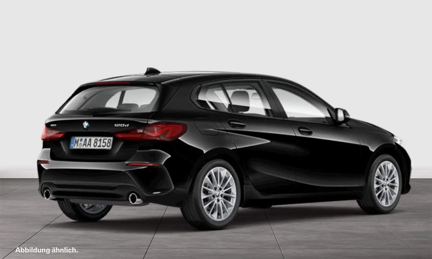 BMW 120 d xDrive  NAVI LED PDC V+H DAB Tempomat LM Schwarz - 2