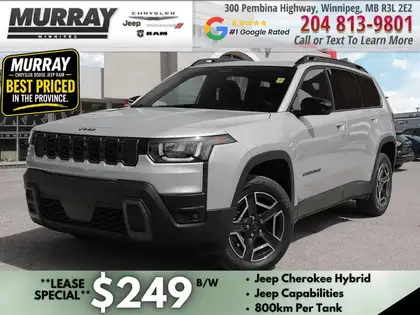 Silver 2026 Jeep Cherokee SUV / Crossover Four-Wheel Drive Automatic