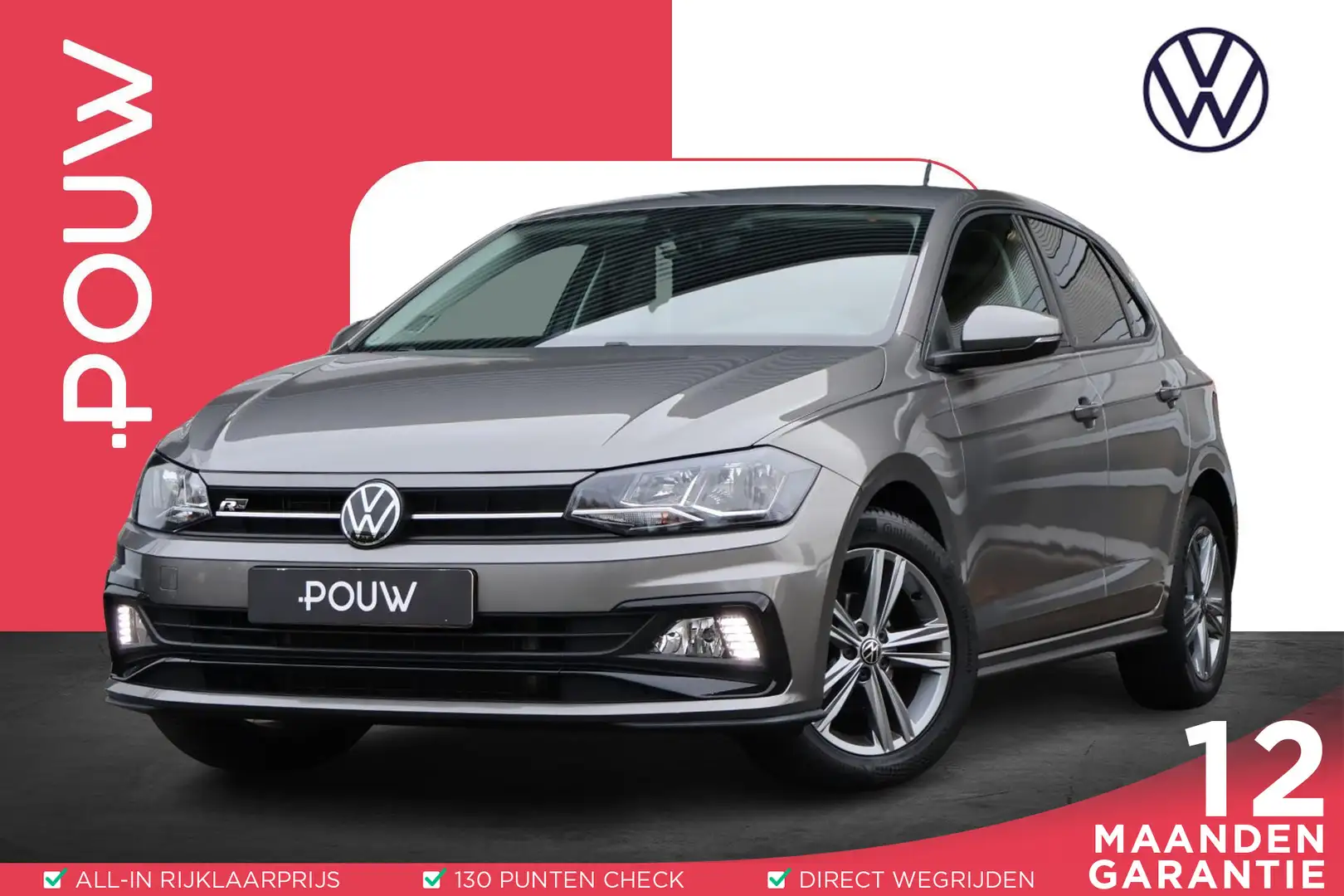 Volkswagen Polo 1.0 TSI 95pk DSG R-Line Edition |Apple Carplay & Gris - 1