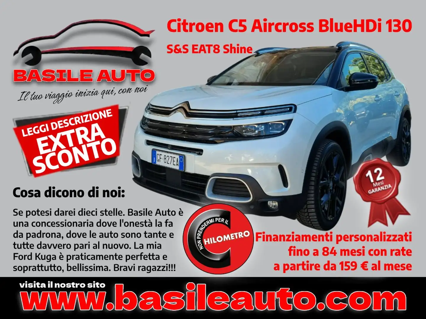 Citroen C5 Aircross C5 Aircross 1.5 bluehdi Shine s Blanc - 1