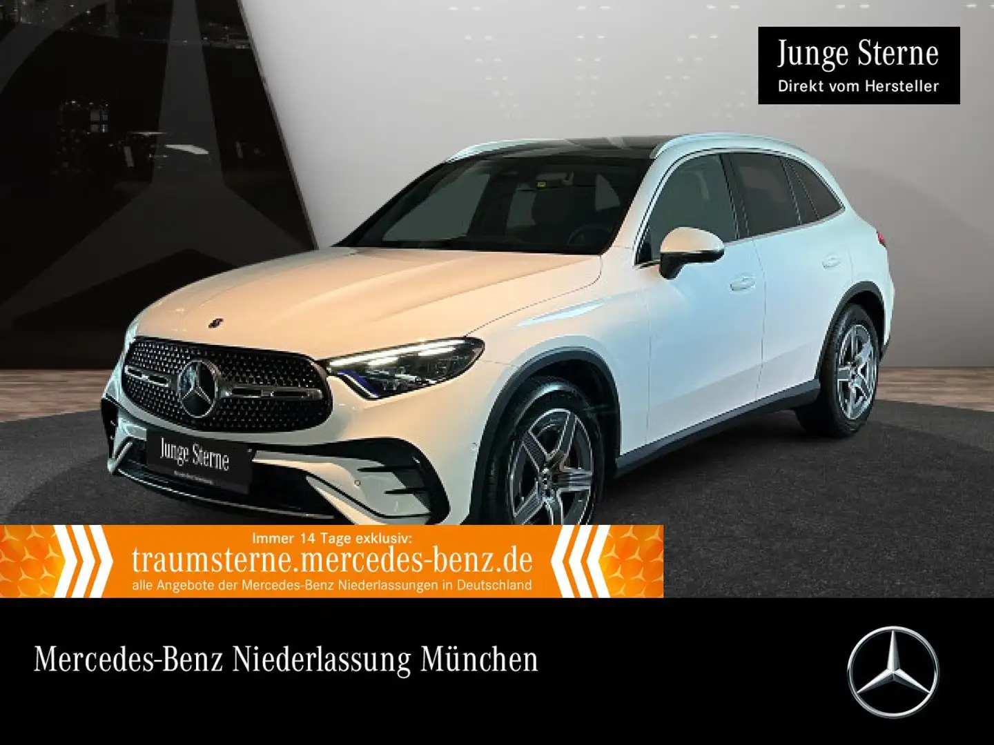 Mercedes-Benz GLC 220 d 4M AMG+PANO+AHK+KAMERA+KEYLESS+9G Weiß - 1