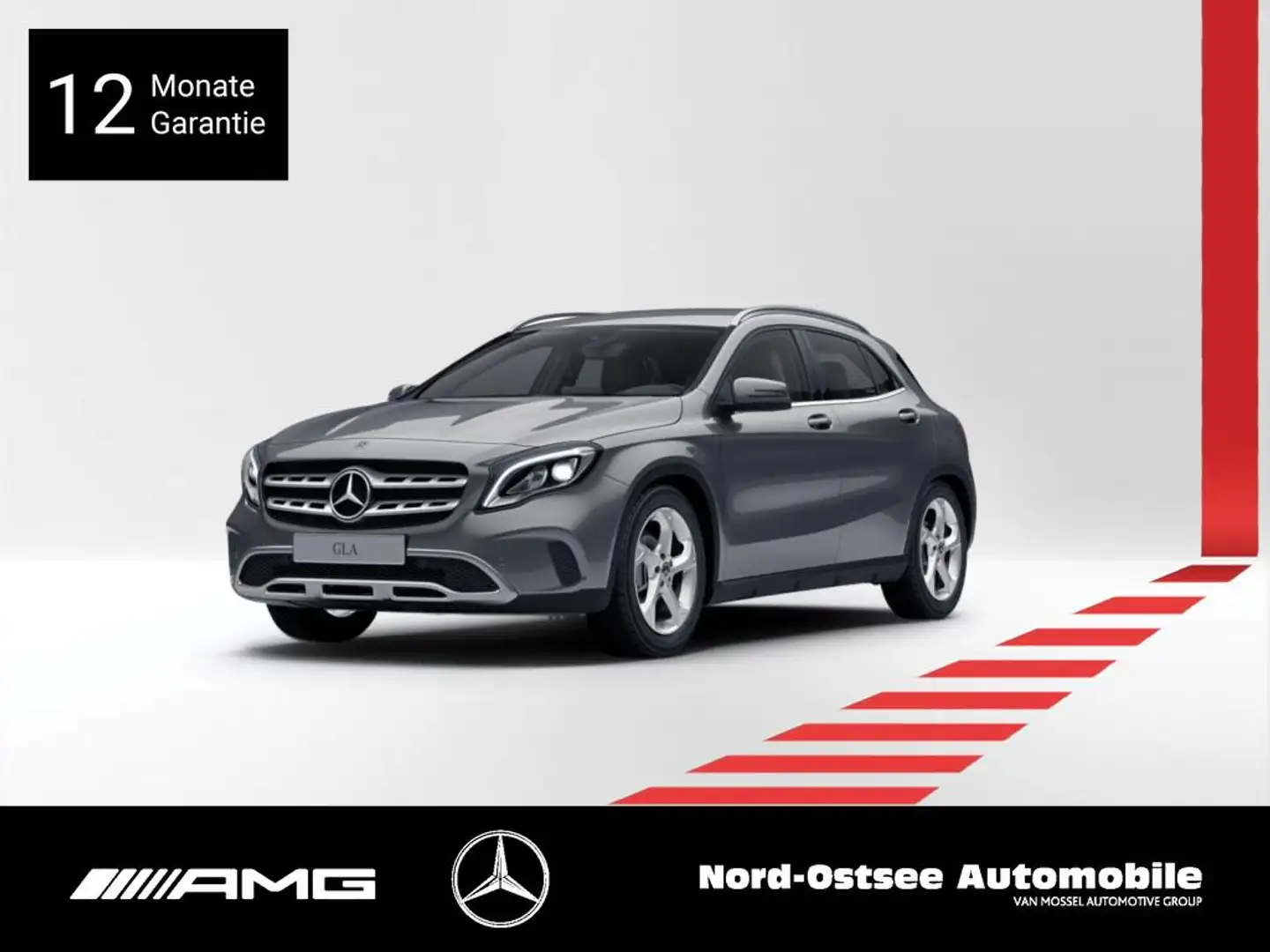 Mercedes-Benz GLA 200 URBAN KEYLESS LED KLIMA PDC TEMPO NAVI Gris - 1