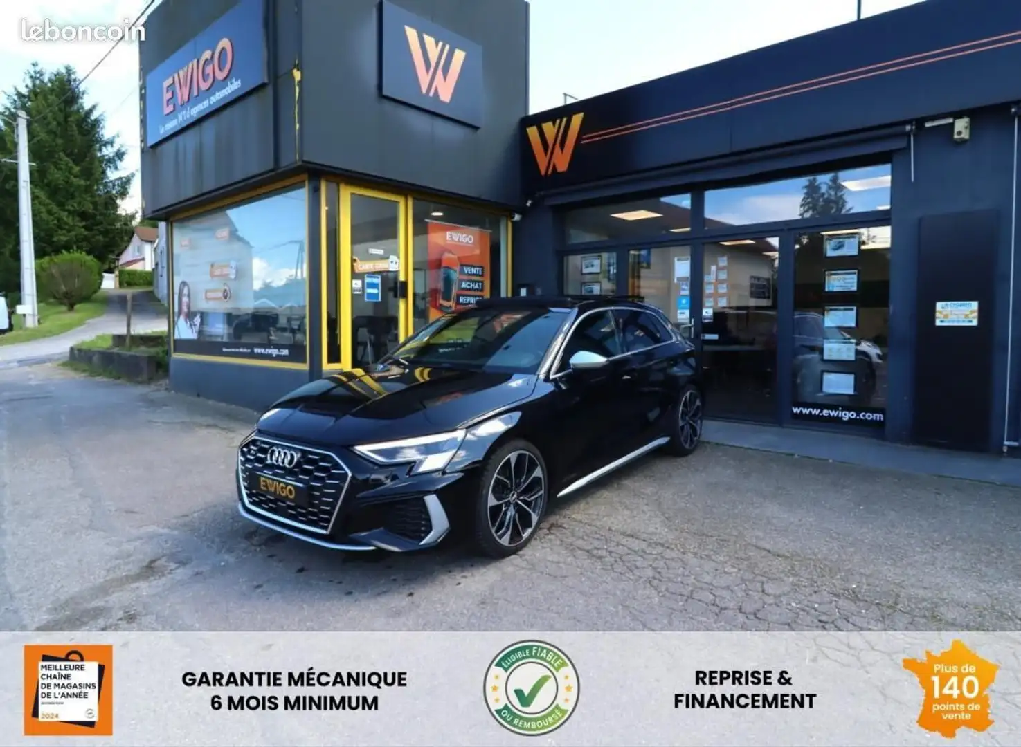 Audi S3 SPORTBACK 2.0 TFSI 310 CH QUATTRO S-TRONIC BVA %2B Noir - 1