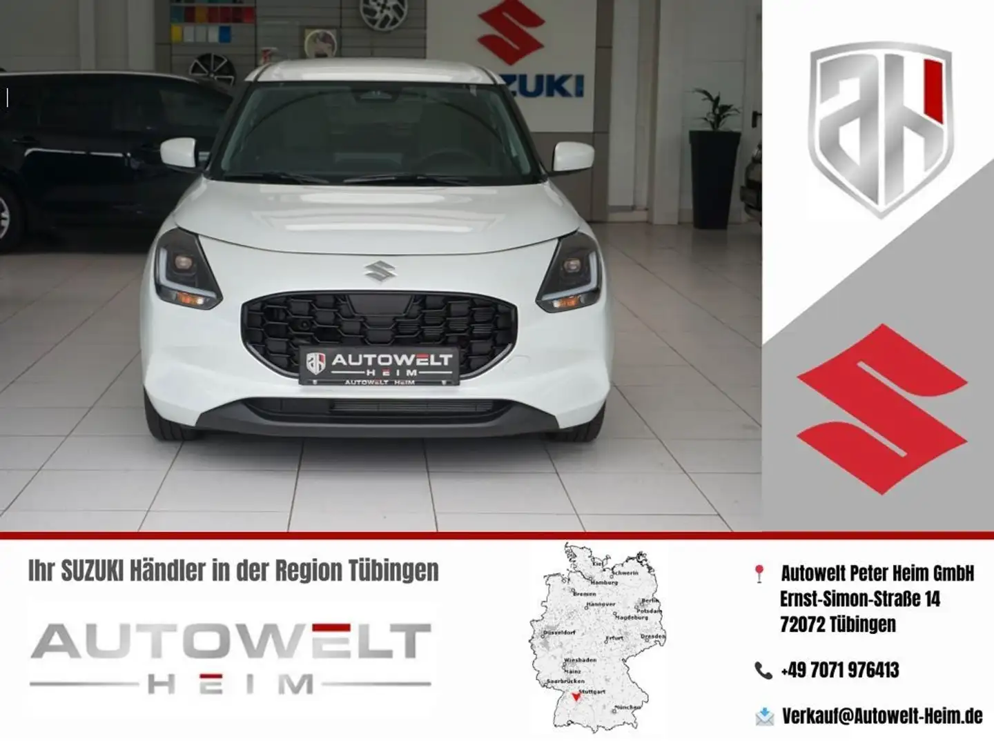 Suzuki Swift *Automatik*Navi*Tempomat*HYBRID* Weiß - 1