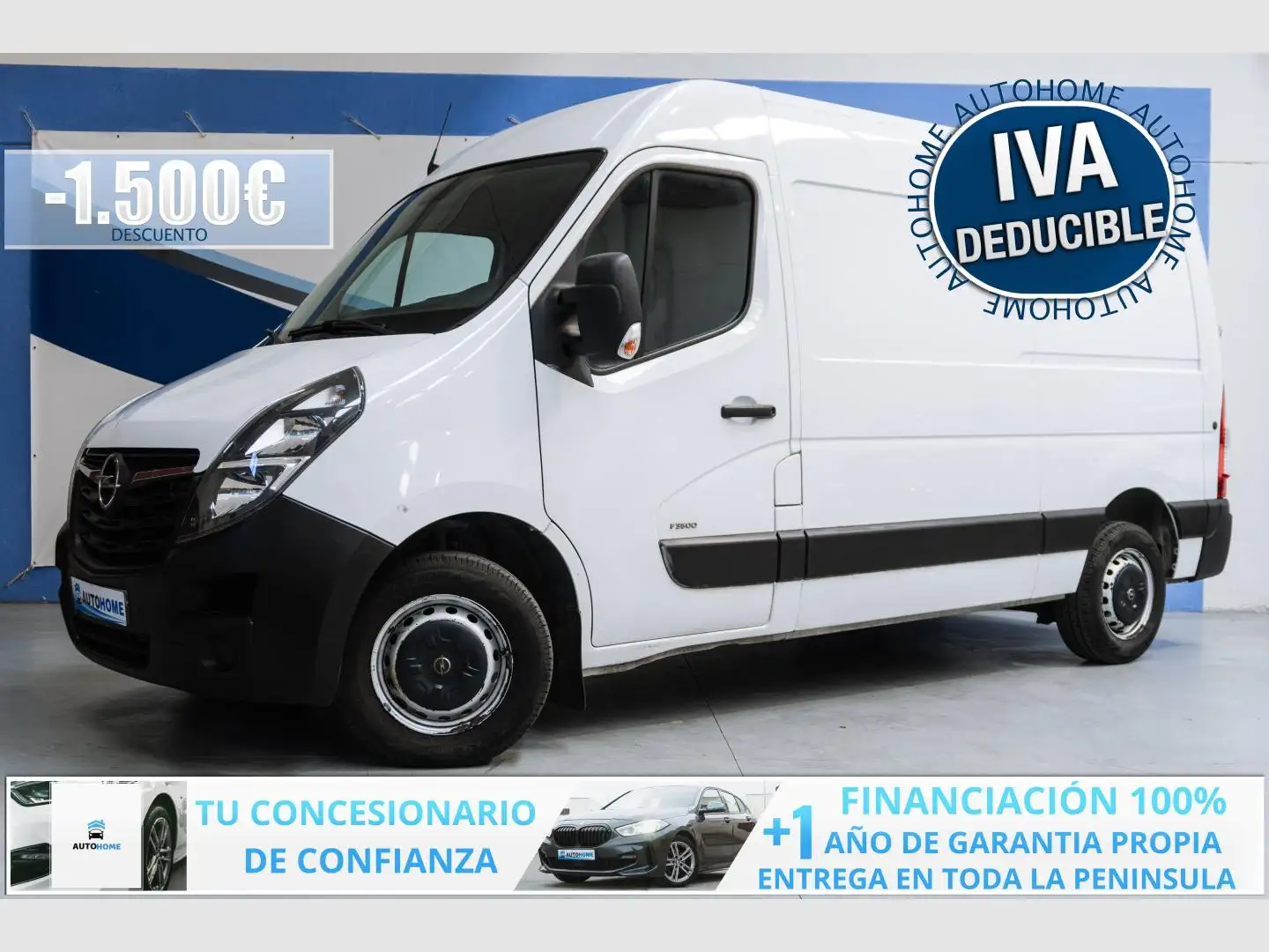 Opel Movano Fg. 2.3CDTI Bit. S/S L2H3 3500 145 Blanco - 1
