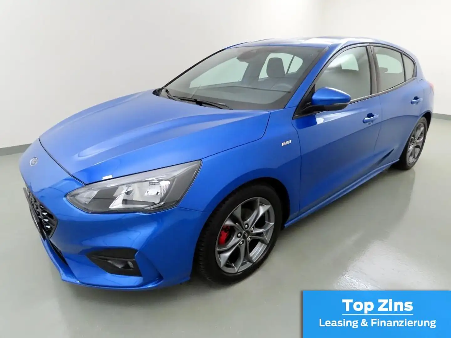 Ford Focus 1.0 EcoB Aut ST-Line iACC+B&O+KeyFree Bleu - 2