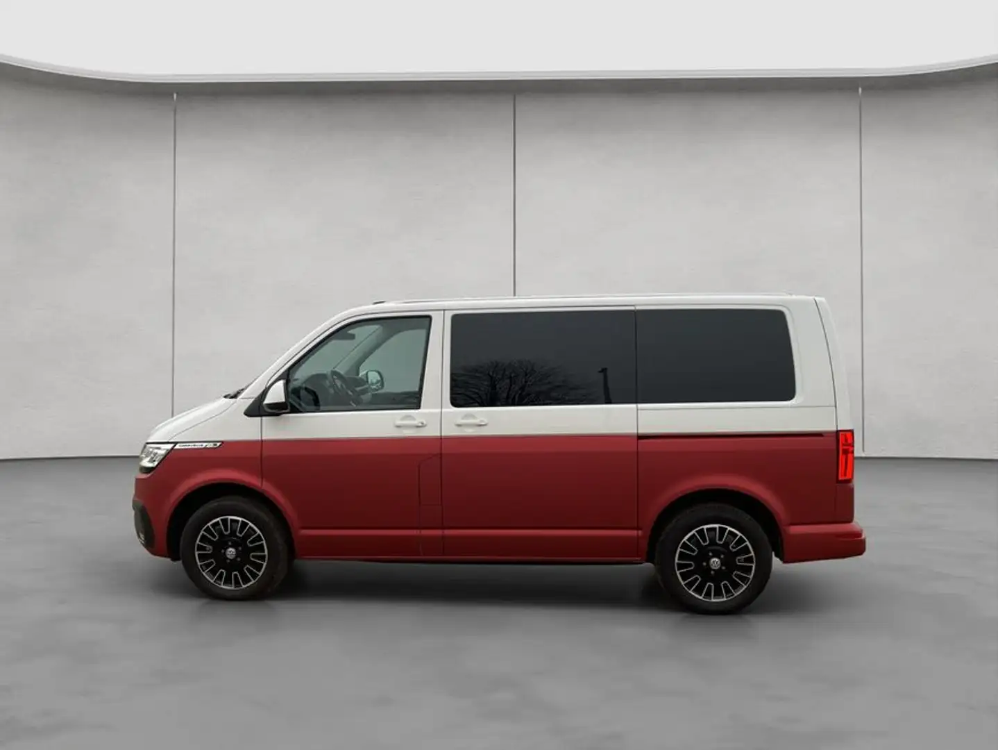 Volkswagen T6.1 Caravelle T6.1 Caravelle DSG Comfortline Leder/rote Folierun Grau - 2