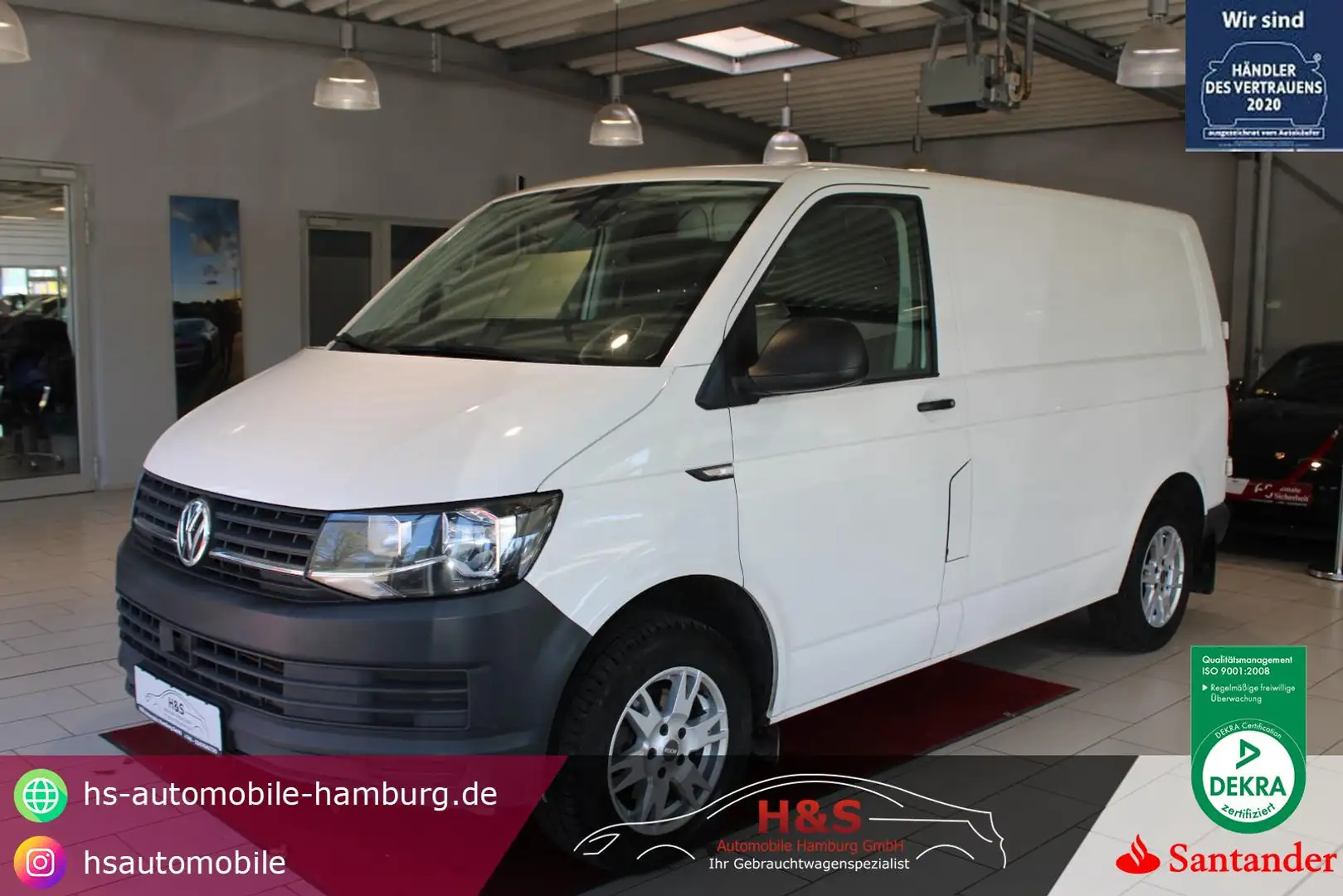 Volkswagen T6 Transporter Kasten-Kombi Kasten Biały - 1
