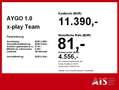 Toyota Aygo 1.0 x-play Team Deutschland Rückfahrkam*DAB Rot - thumbnail 4