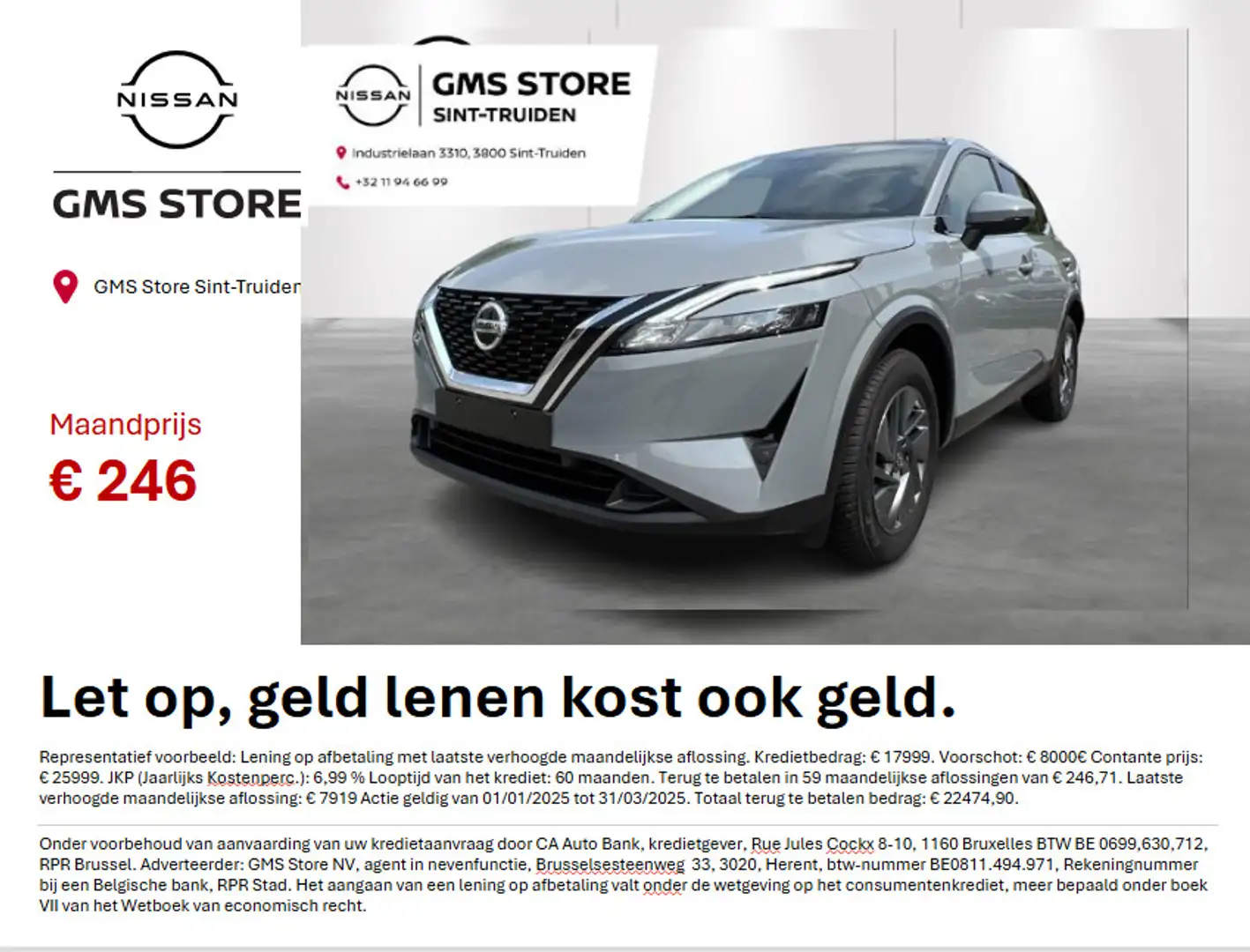 Nissan Qashqai 1.3 DIG-T Acenta Mild-Hybrid Manueel | Camera | Pa Gris - 1