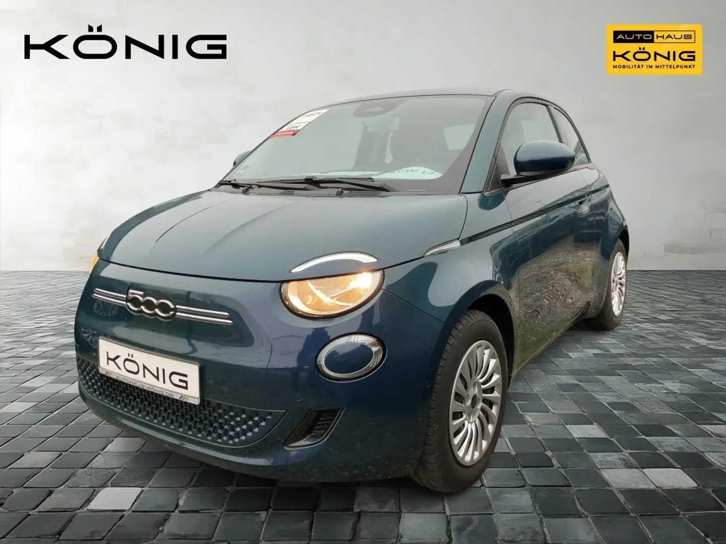 Fiat 500e 3+1 42 kWh Automatik, Carplay Grün - 1