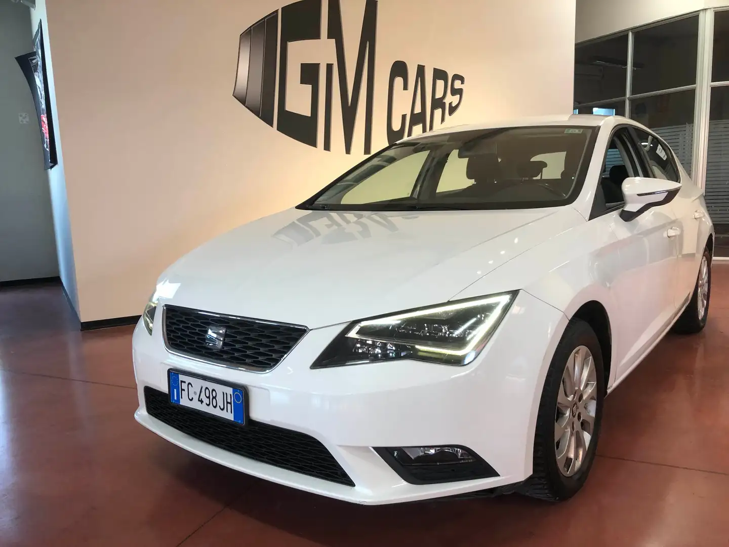 SEAT Leon Leon III 2013 5p 1.4 tgi Connect s Weiß - 1