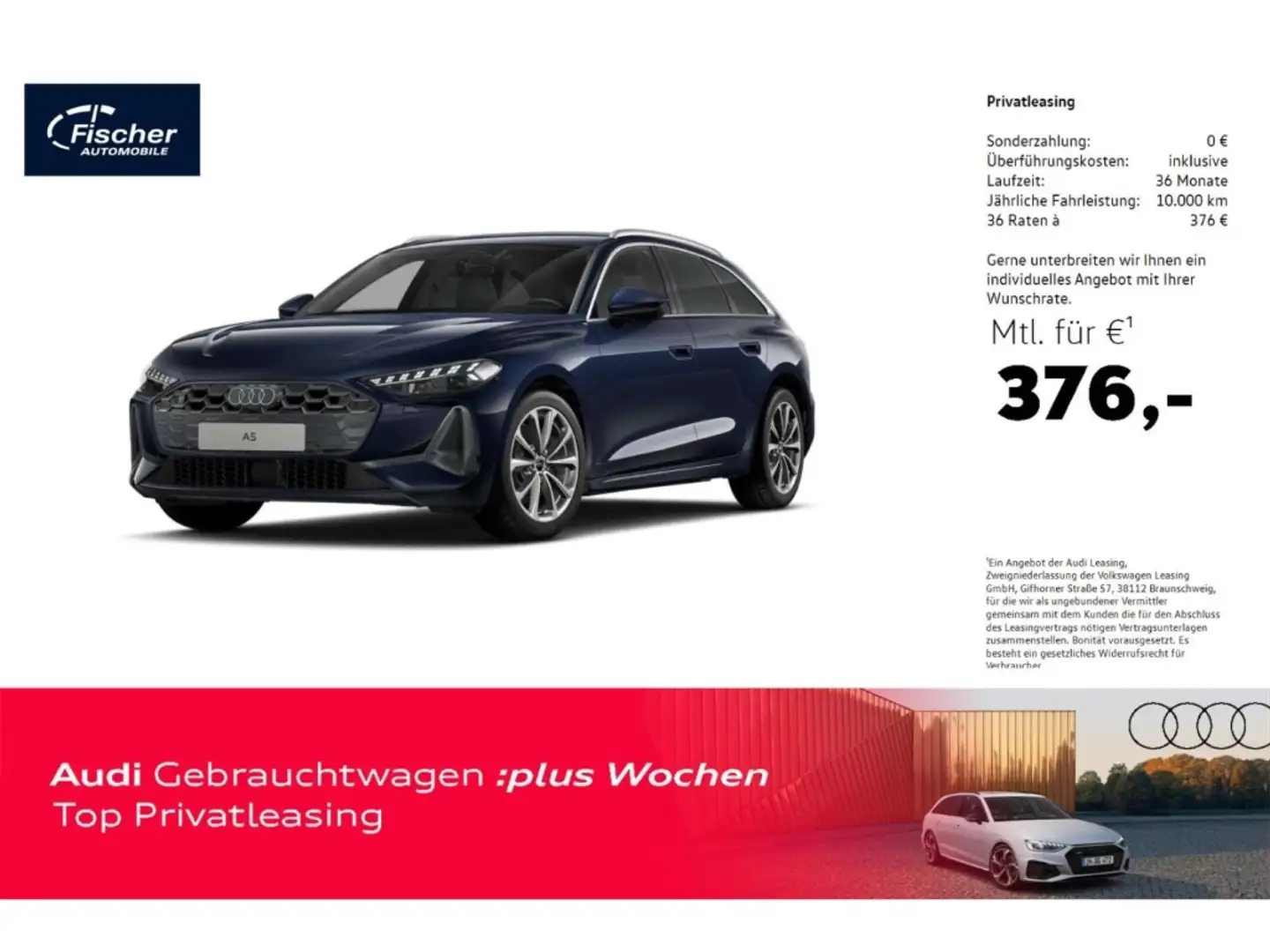 Audi A5 Avant TDI advanced AHK/ele.Sitze/RFK/LED+ Blau - 1