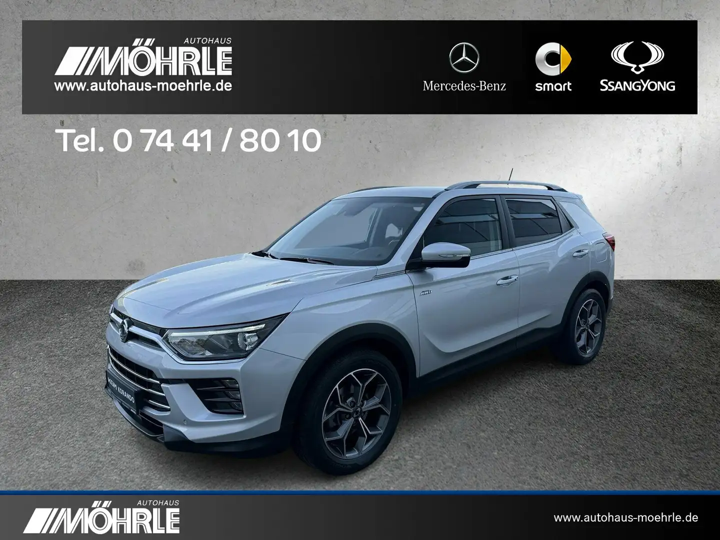 SsangYong Korando Korando 1.6 D Quartz 4WD AHK Kamera Sitzheizung Silber - 2