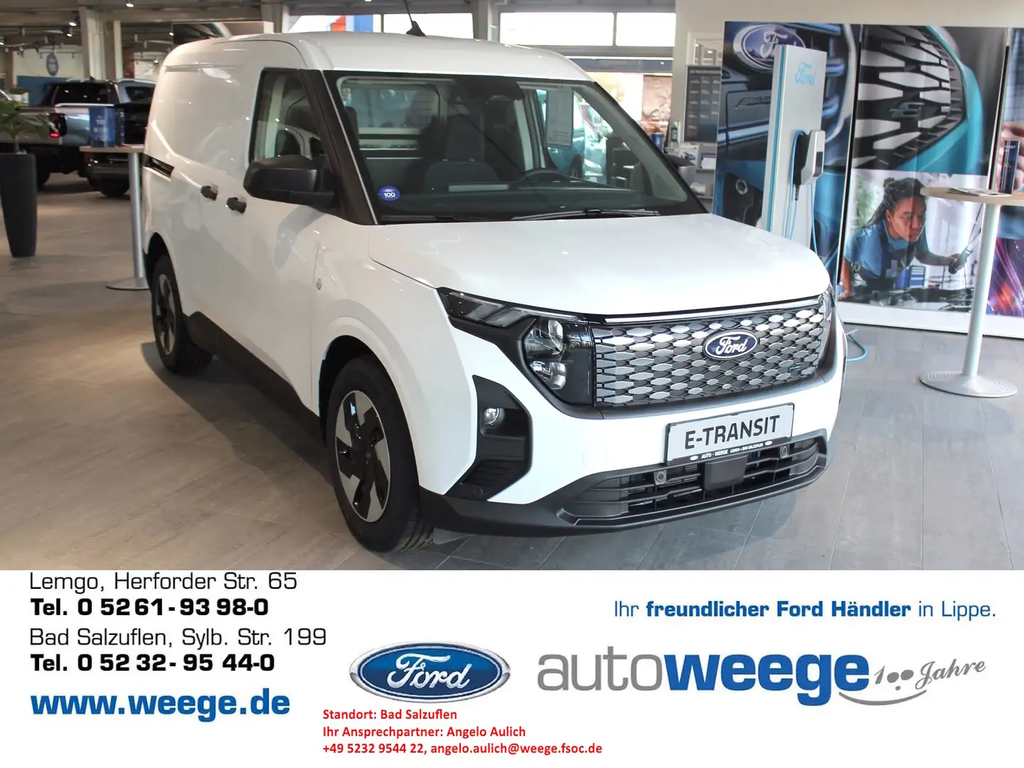 Ford Transit Courier BEV Trend Bianco - 1