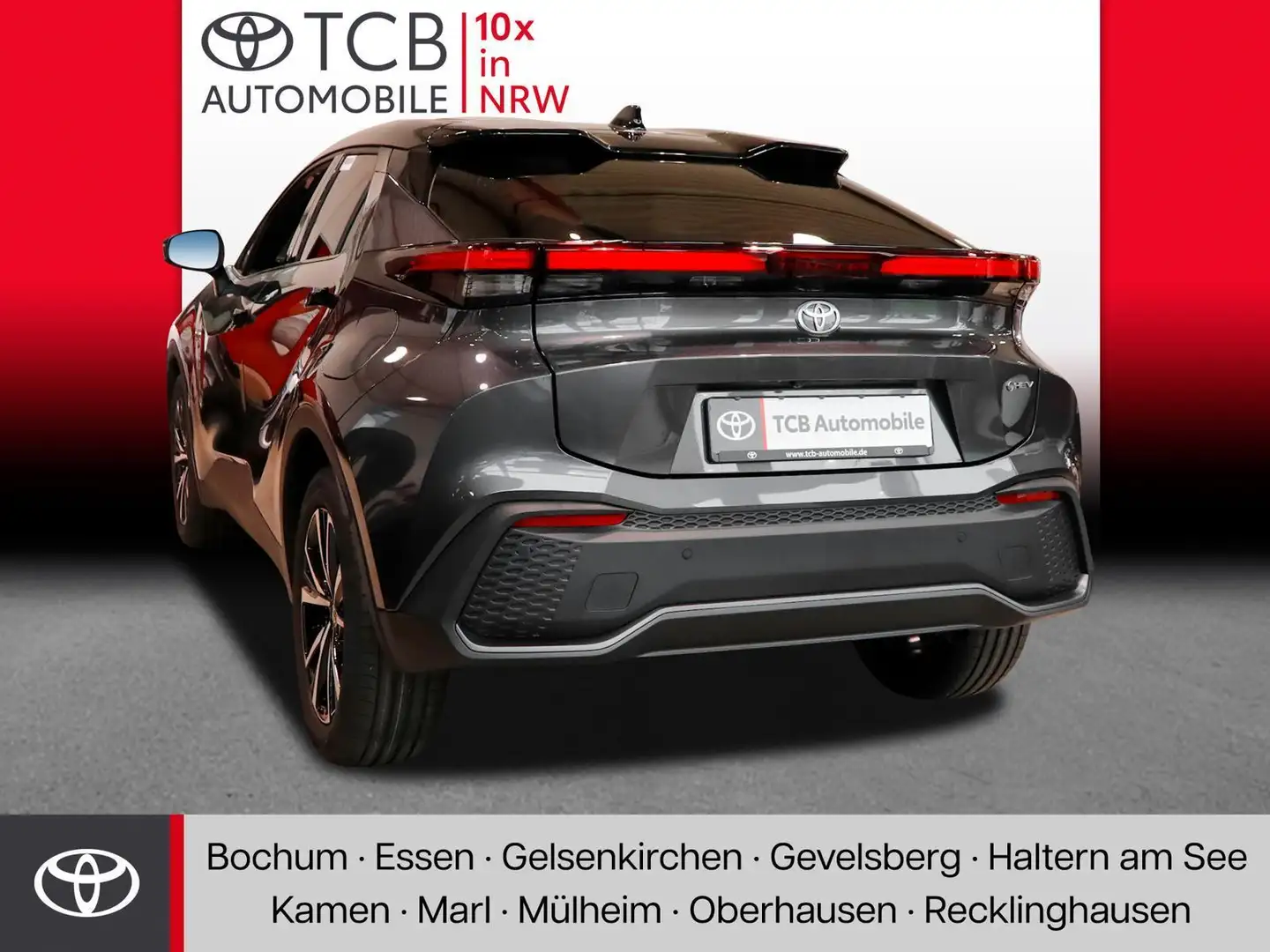 Toyota C-HR 2.0 TEAM D Hybrid NAVI SHZ PDC KLIMA BT ZV Grijs - 2