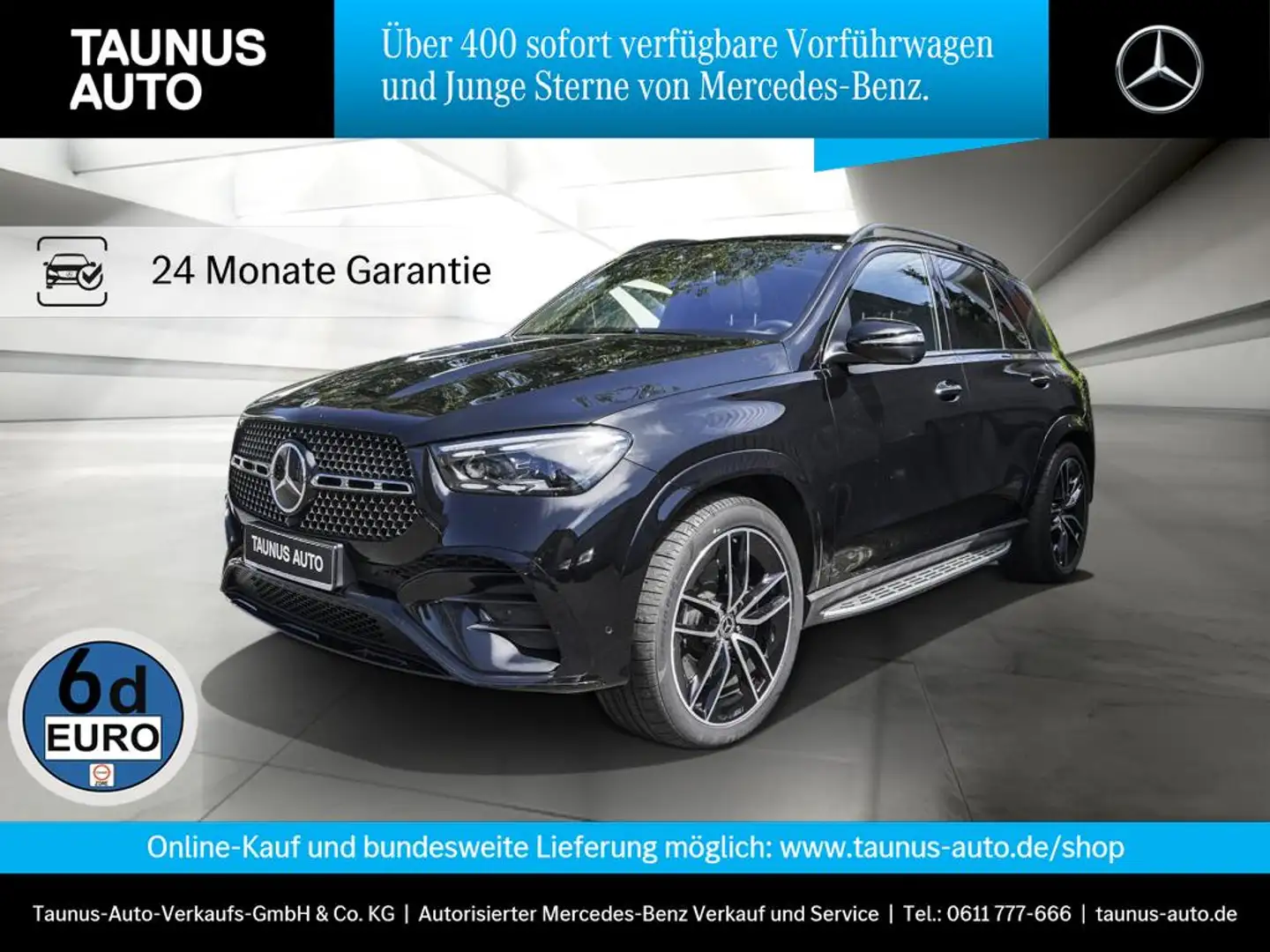 Mercedes-Benz GLE 580 4M AMG-LINE PREMIUM PANO 22" NIGHT HUD Czarny - 1