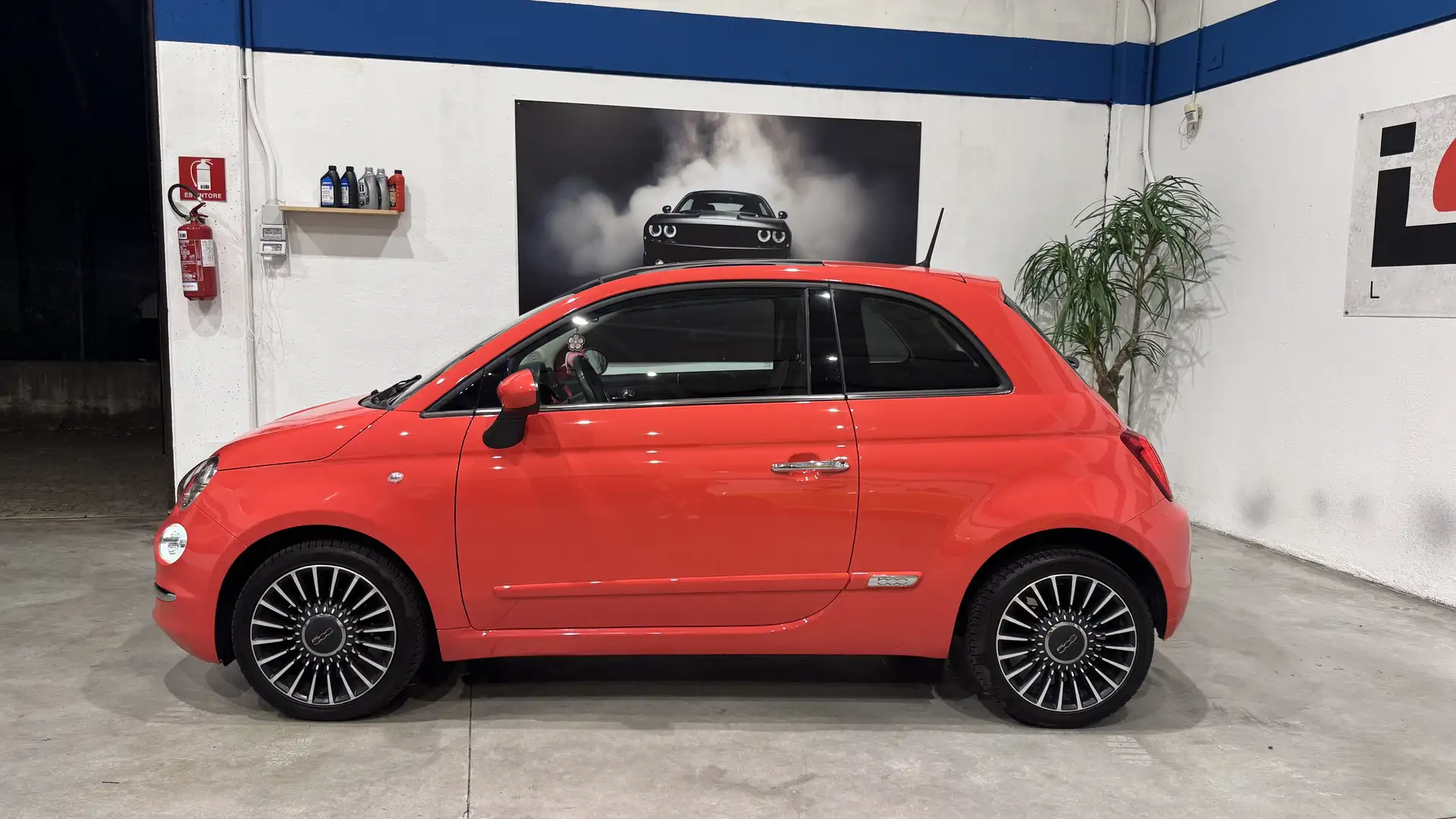 Fiat 500 1.2 Lounge 69cv Rood - 1