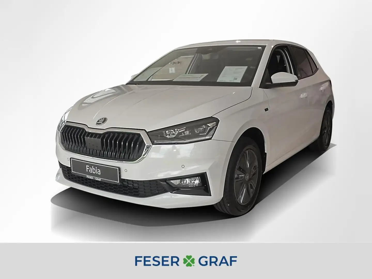 Skoda Fabia 1.0 TSI Tour Kessy RüKa Smart Link Sitzh. Weiß - 1