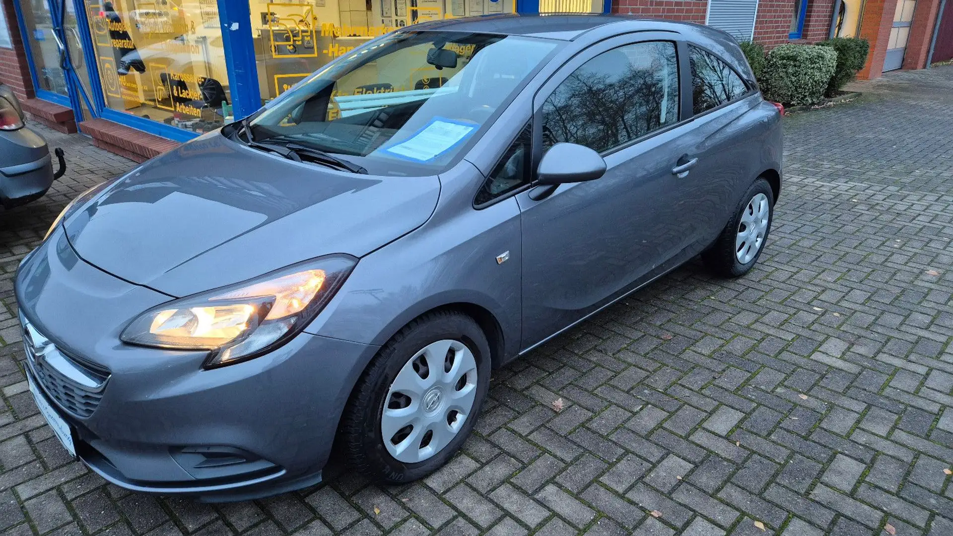 Opel Corsa E Edition Klima, SHZ, Allwetter, Grau - 1