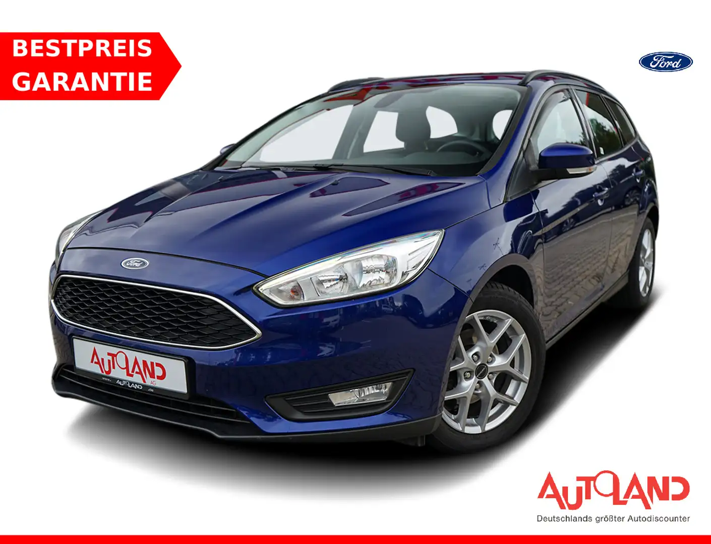 Ford Focus Turnier 1.6 Navi Sitzheizung Klima DAB PDC Bleu - 1