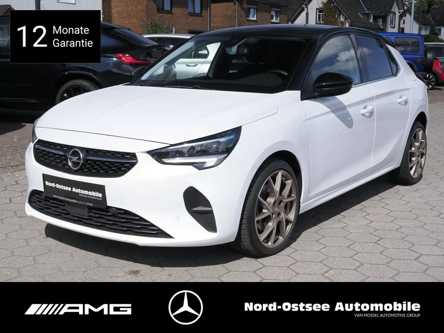 Opel Corsa F 1.2 TURBO ELEGANCE LED PDC KAMERA SHZ Blanc - 1