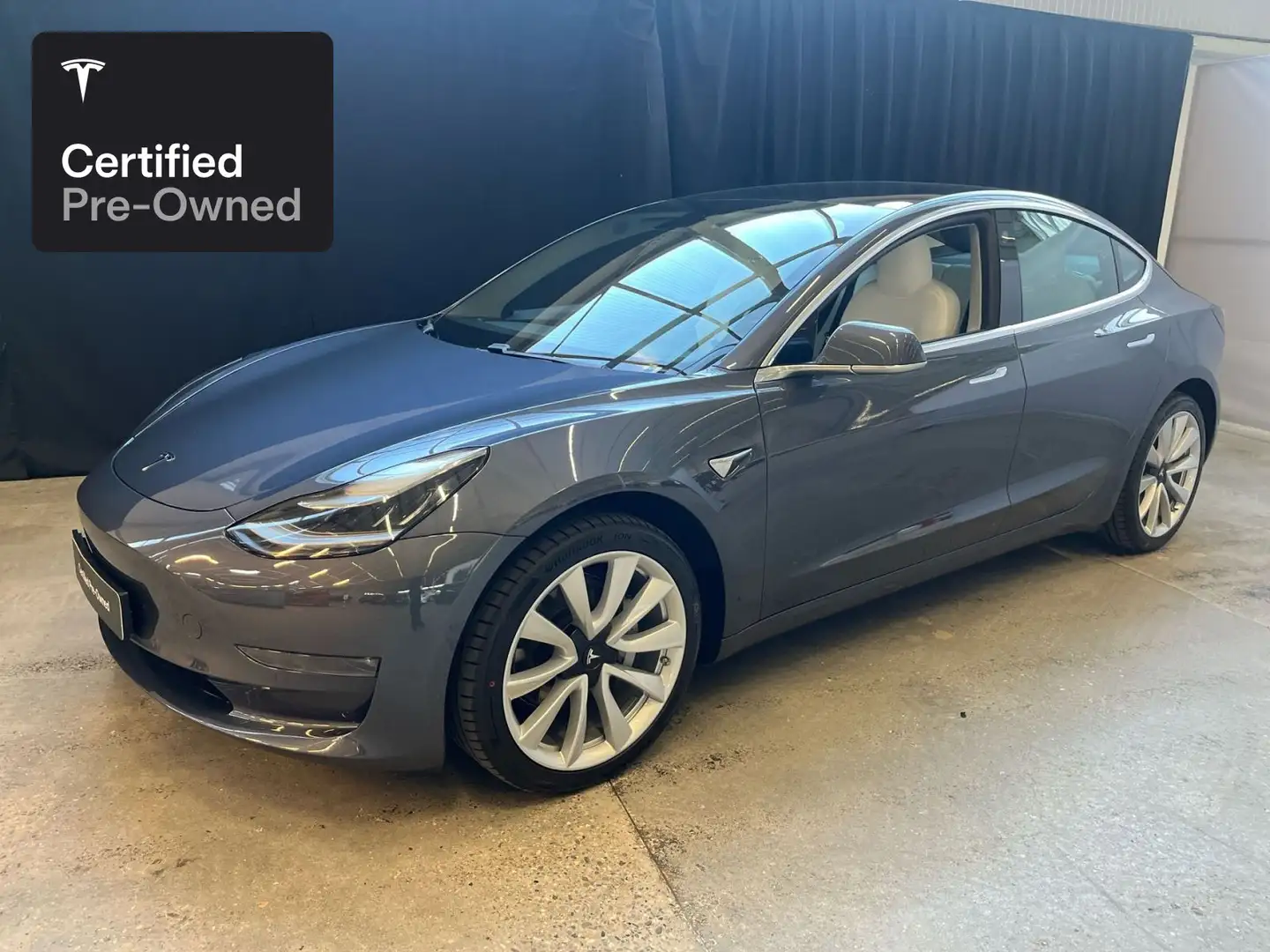 Tesla Model 3 Long Range AWD "Certified Pre-Owned" Argent - 1