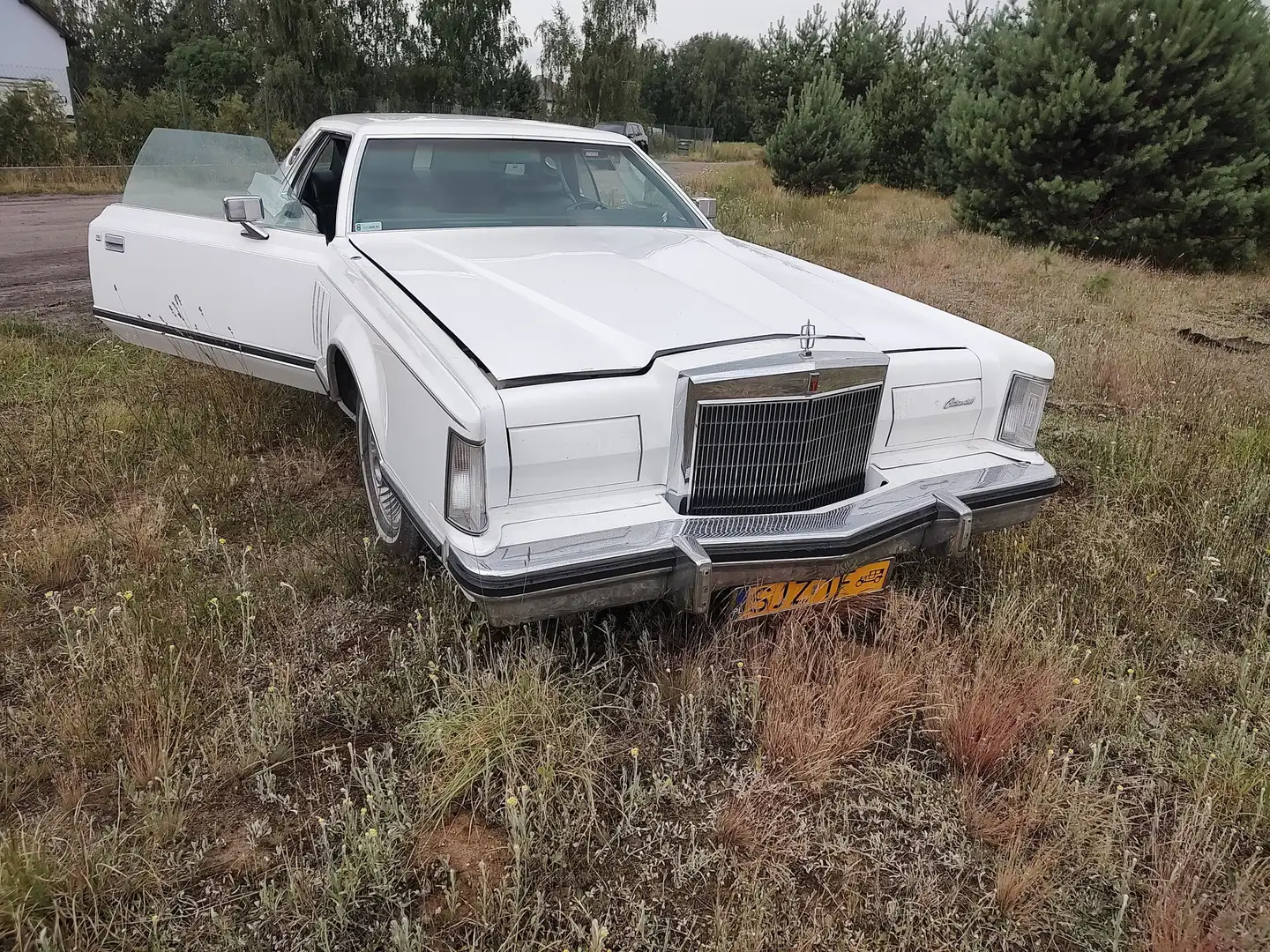 Lincoln Continental Mark V Blanc - 2