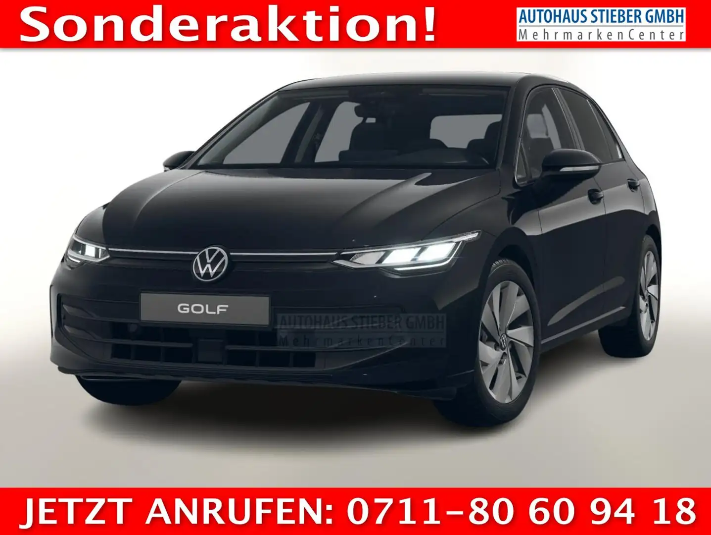 Volkswagen Golf 8 1.5 TSI 150 LED Keyl ParkAs R2D Kam ACC 110 k... Noir - 1