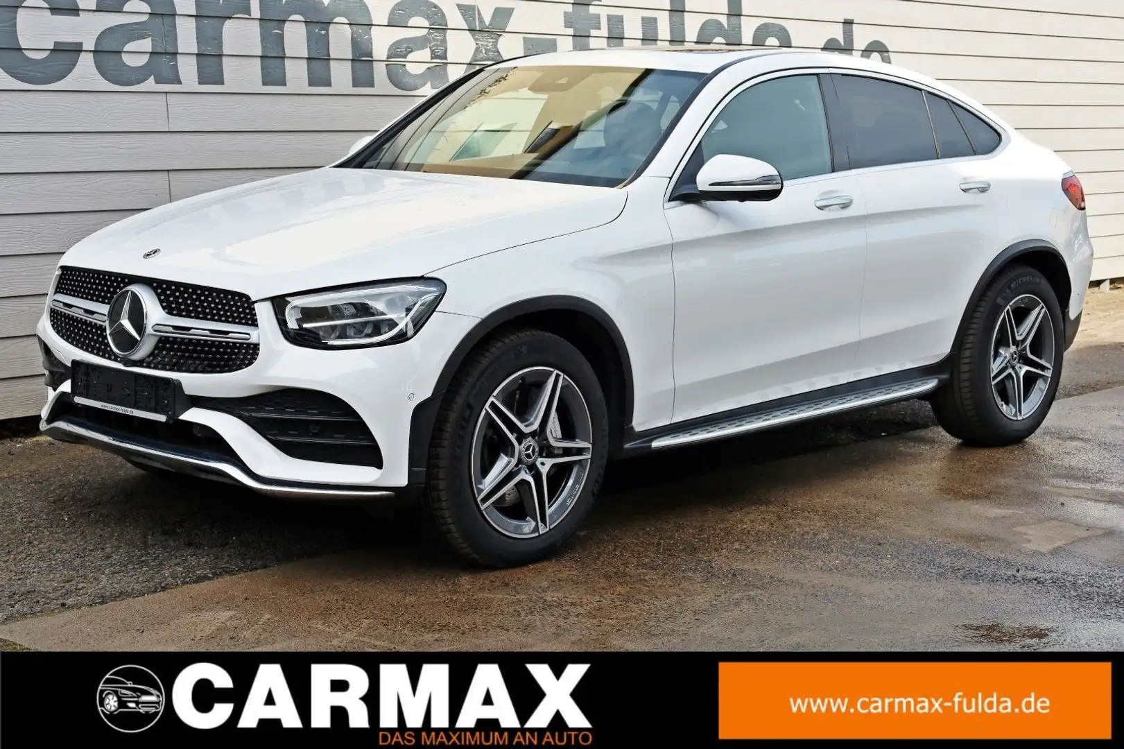 Mercedes-Benz GLC 220 d Coupe AMG 4Matic,Leder,Navi,LED,SH,Kam Weiß - 1