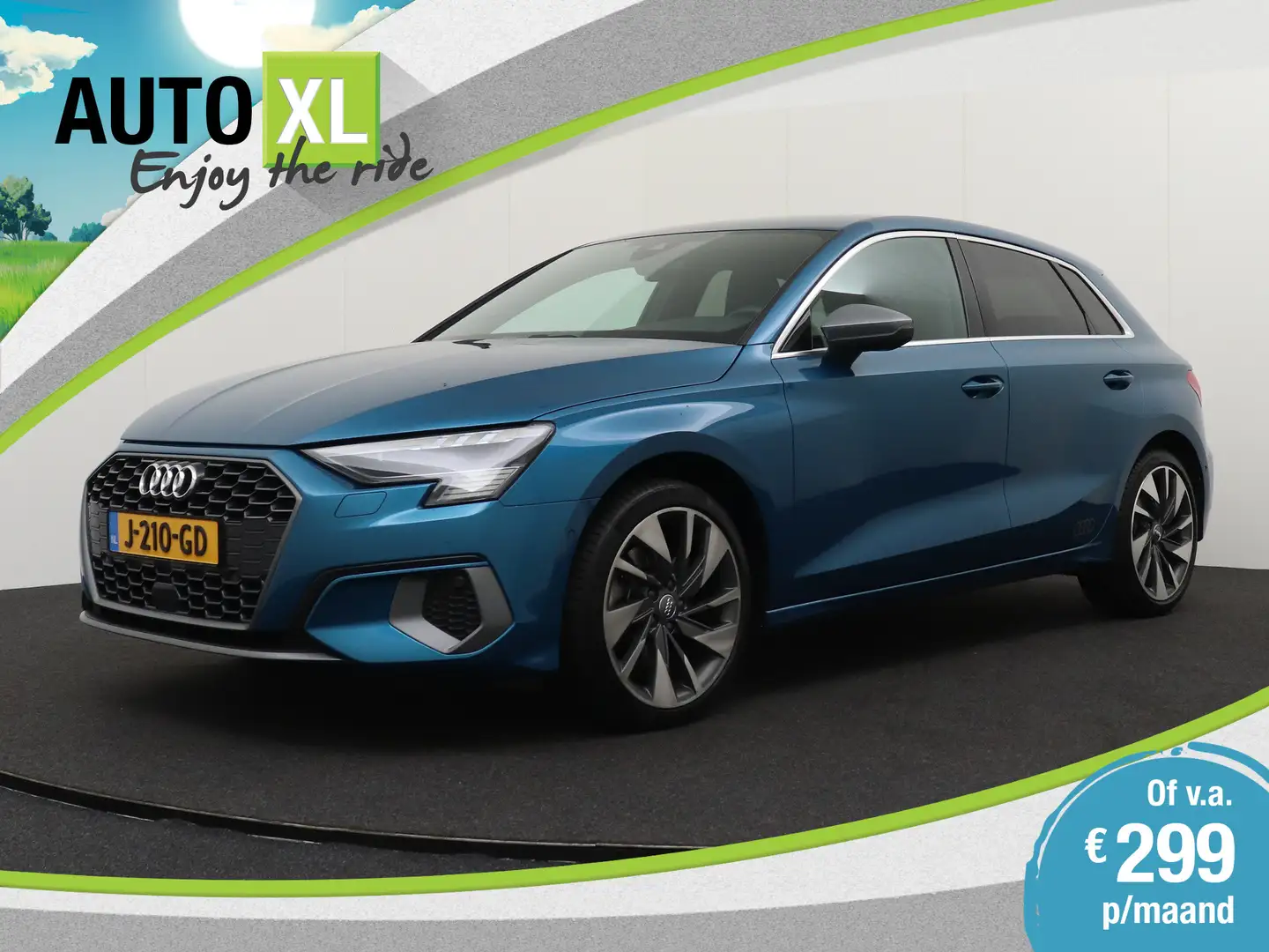 Audi A3 Sportback 35 150 PK Aut. TFSI S-Line Sportstoelen Blauw - 1
