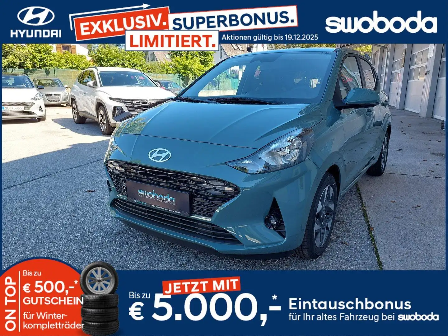 Hyundai i10 GO Plus 1,2 AMT a5bu3 Verde - 1