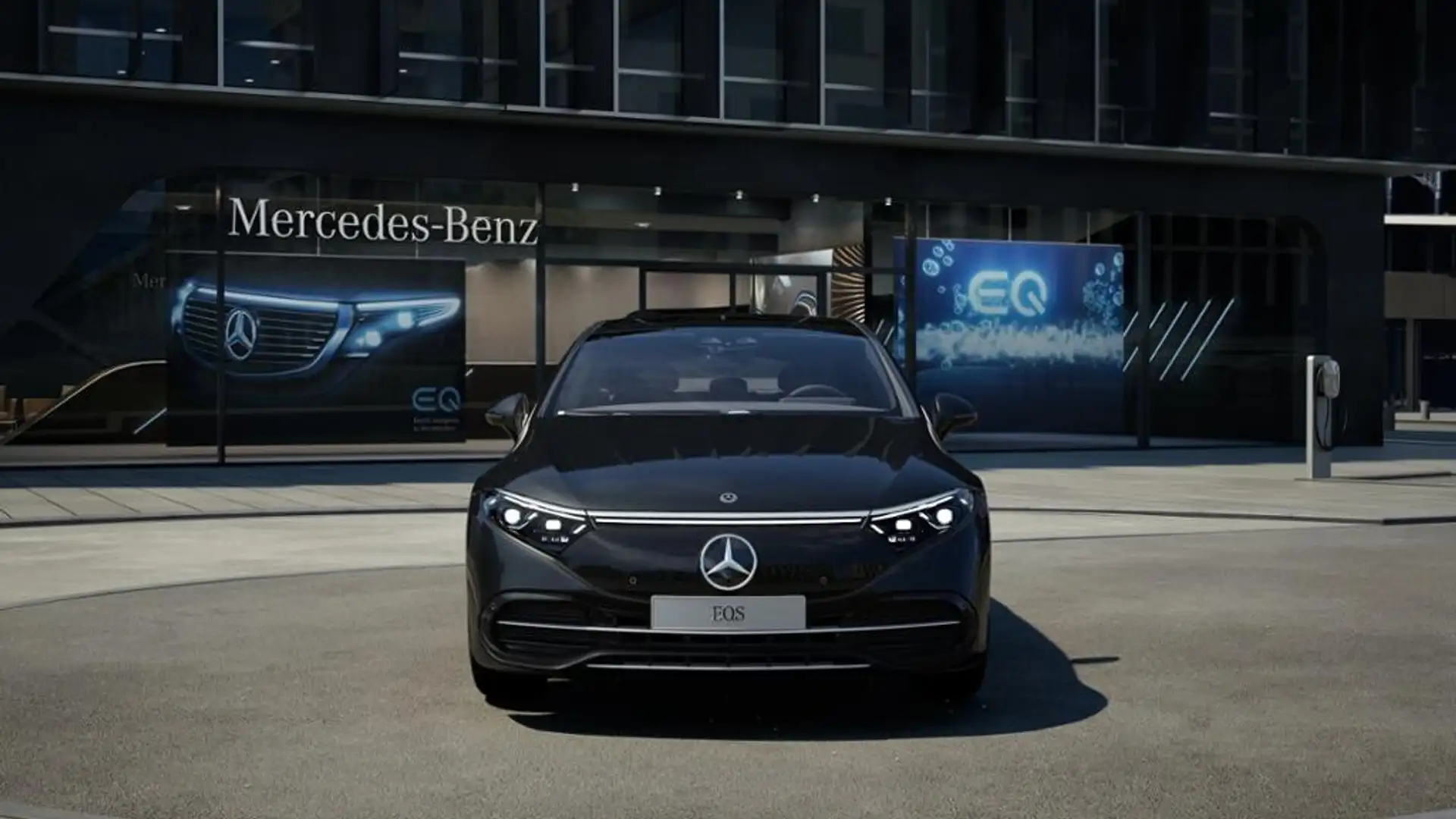 Mercedes-Benz EQS 350 Electric Art Distr Pano Keyless Spur 360 Чорний - 1